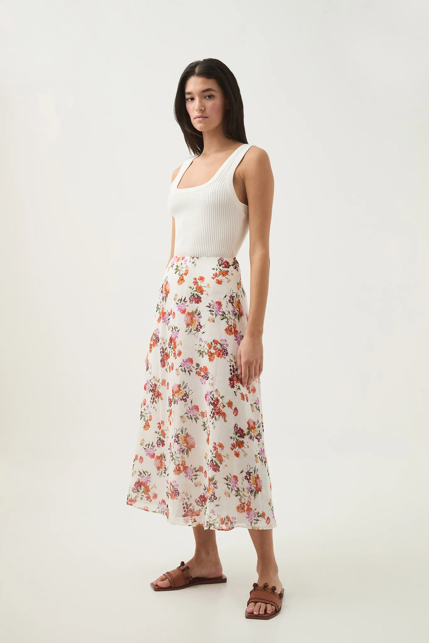 Cyma Circular Midi Skirt - Image 3