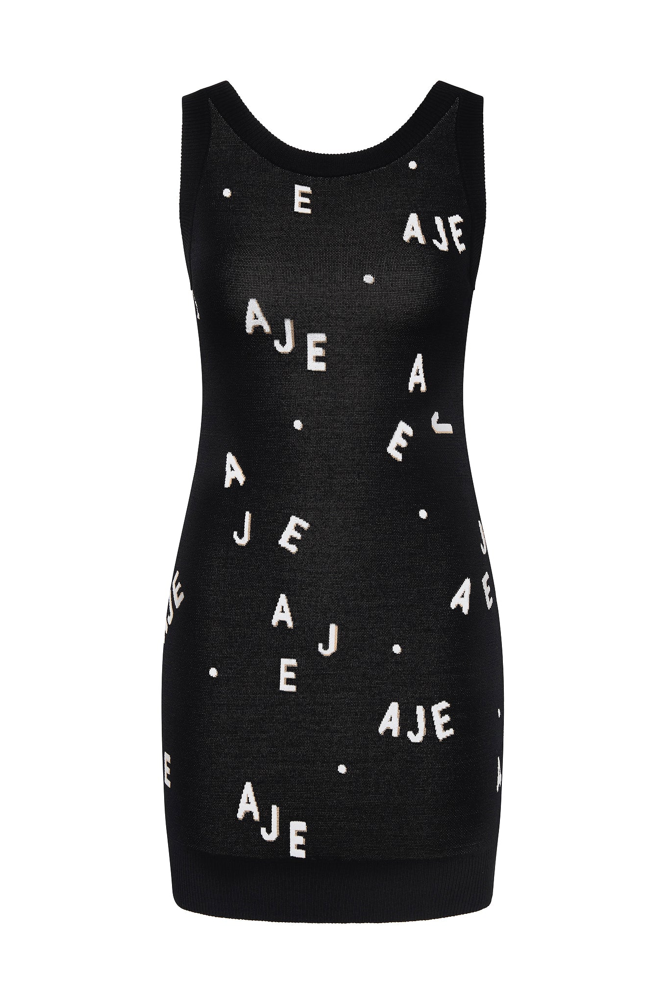 Decora Logo Knit Mini Dress - Image 2