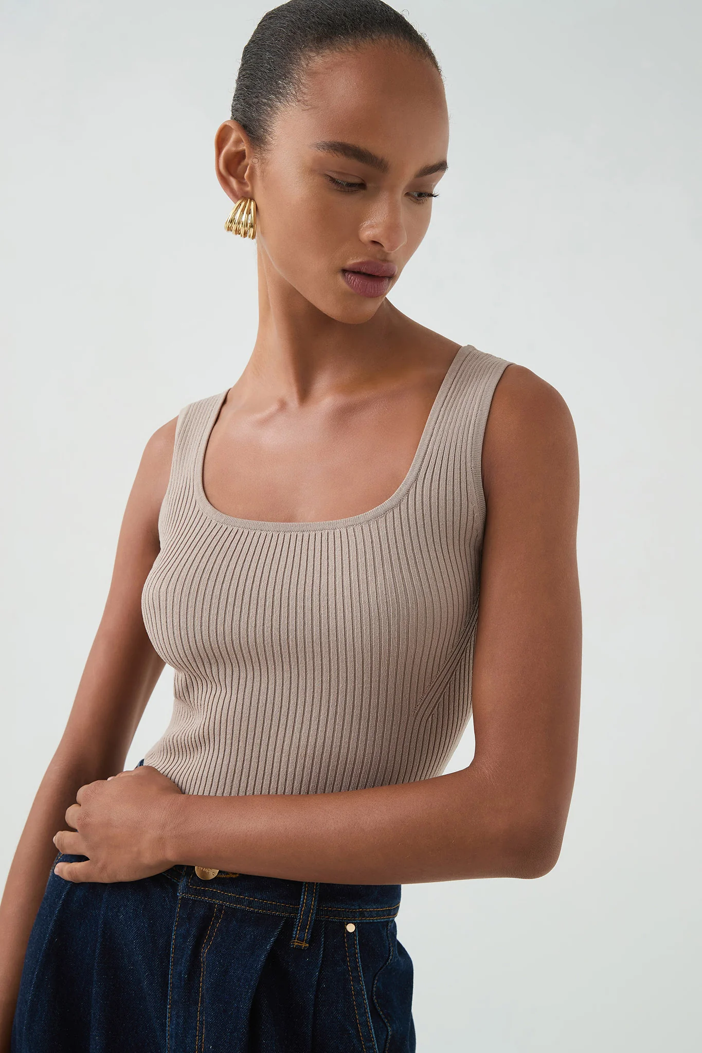Deia Rib Knit Top - Image 5