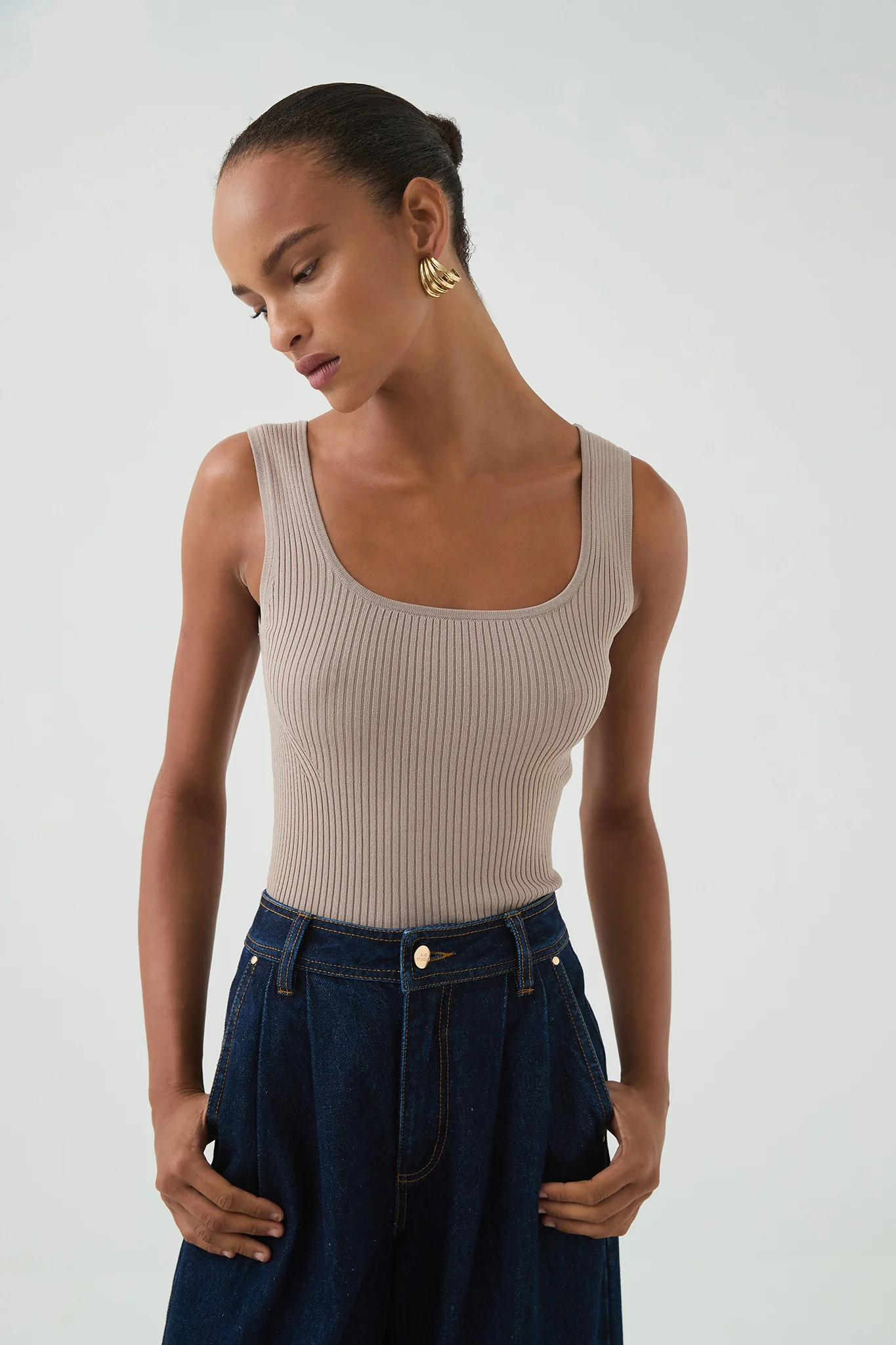 Deia Rib Knit Top - Image 6