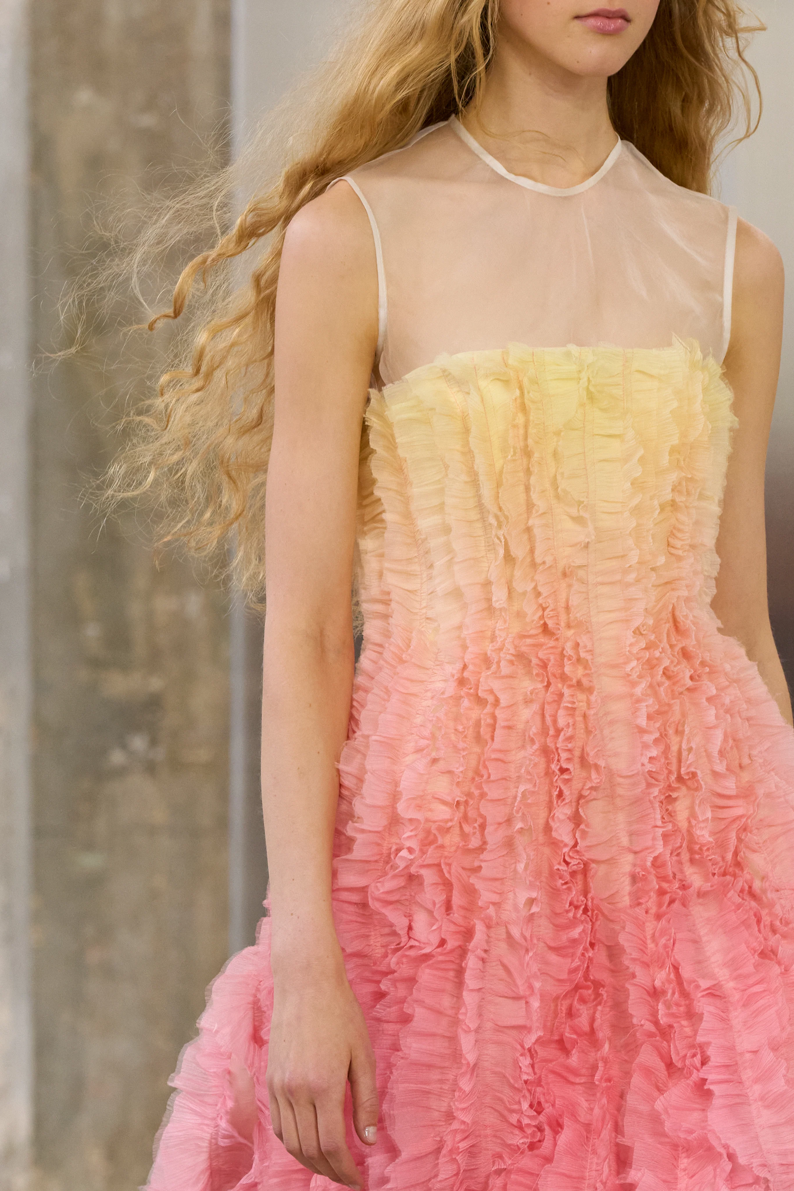 Delphie Frill Midi Dress - Image 7