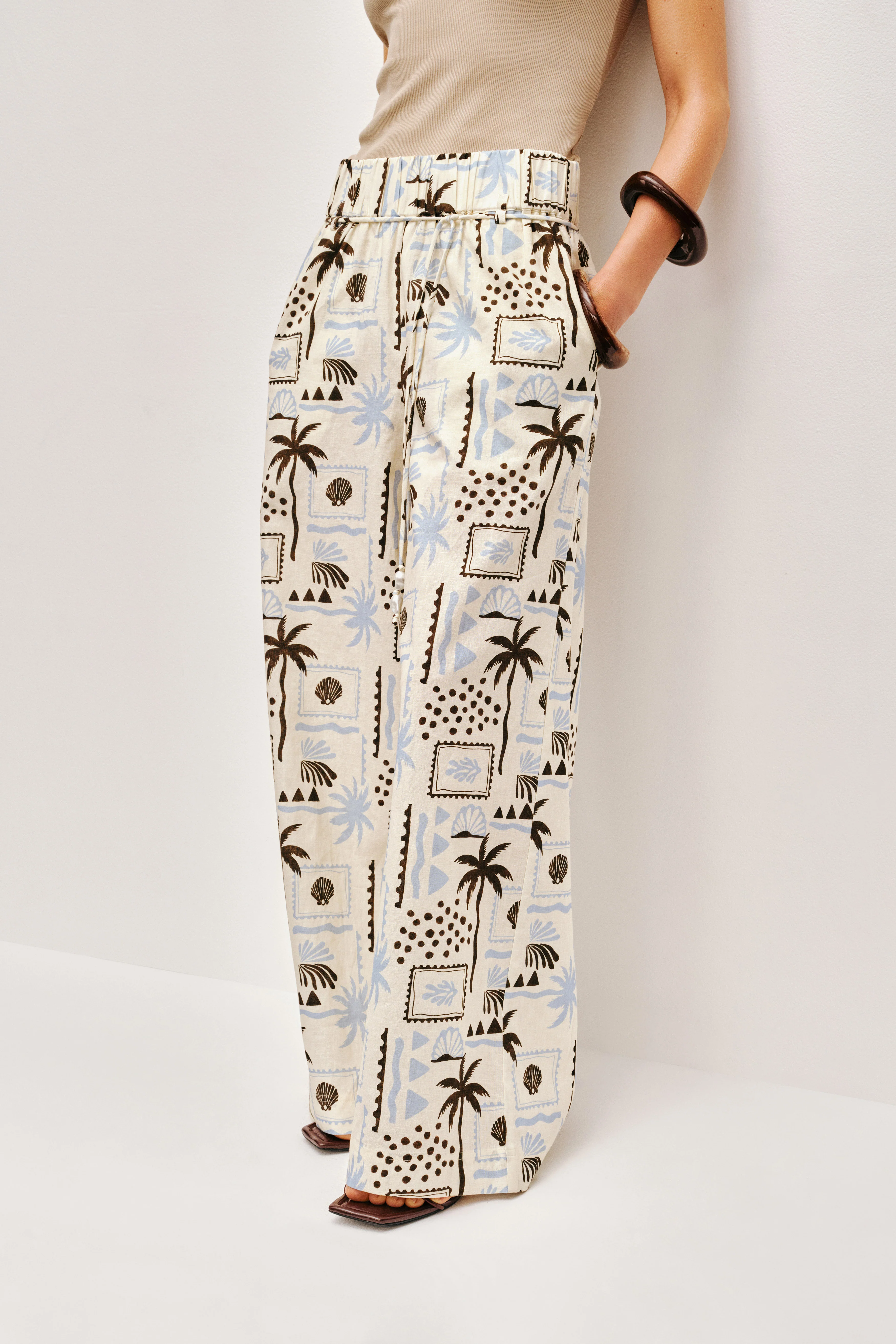 Dessie Belted Relaxed Pant - Image 3