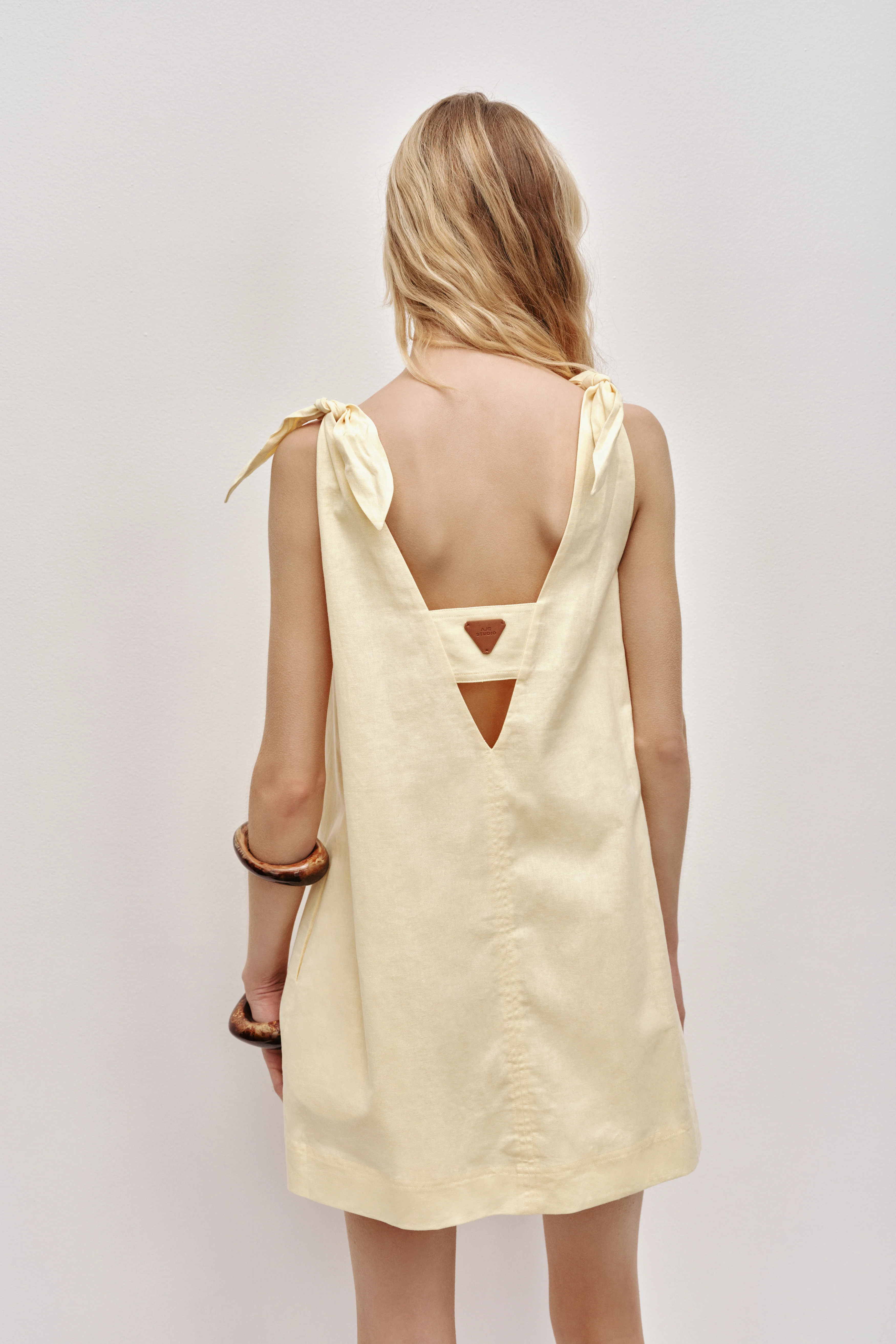 Dessie Tie Mini Dress - Image 6
