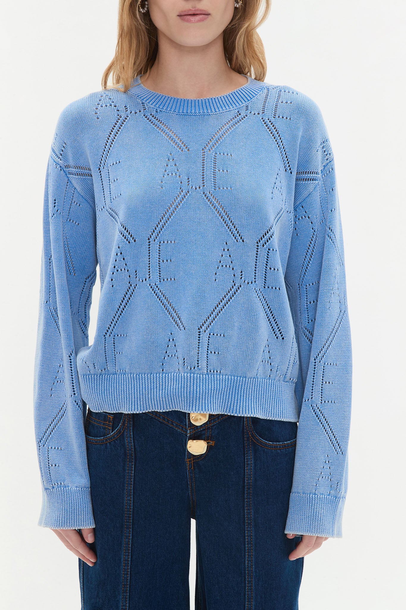 Diamond Logo Knit Jumper - Image 4