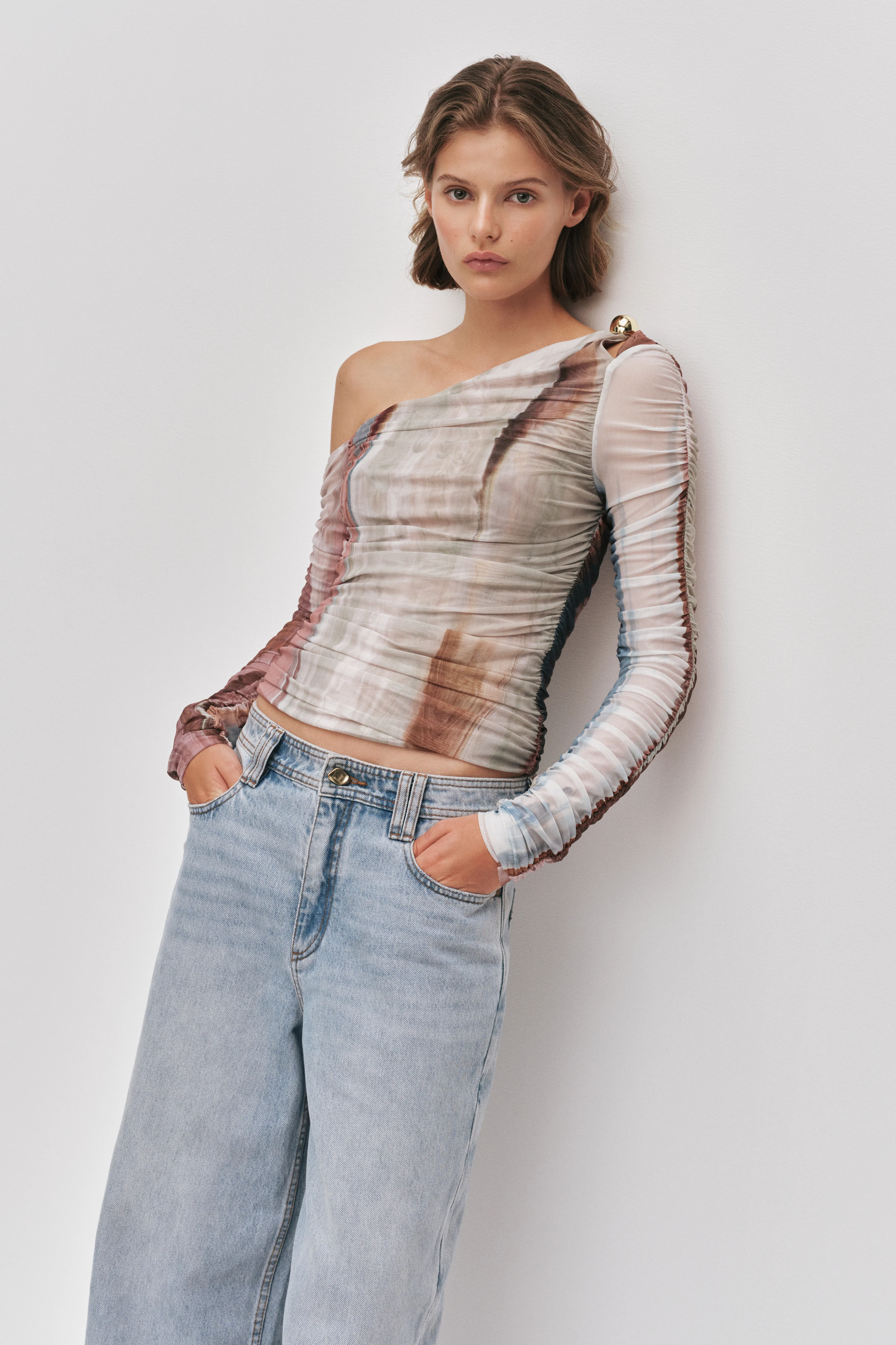 Elaria Long Sleeve Mesh Top - Image 3