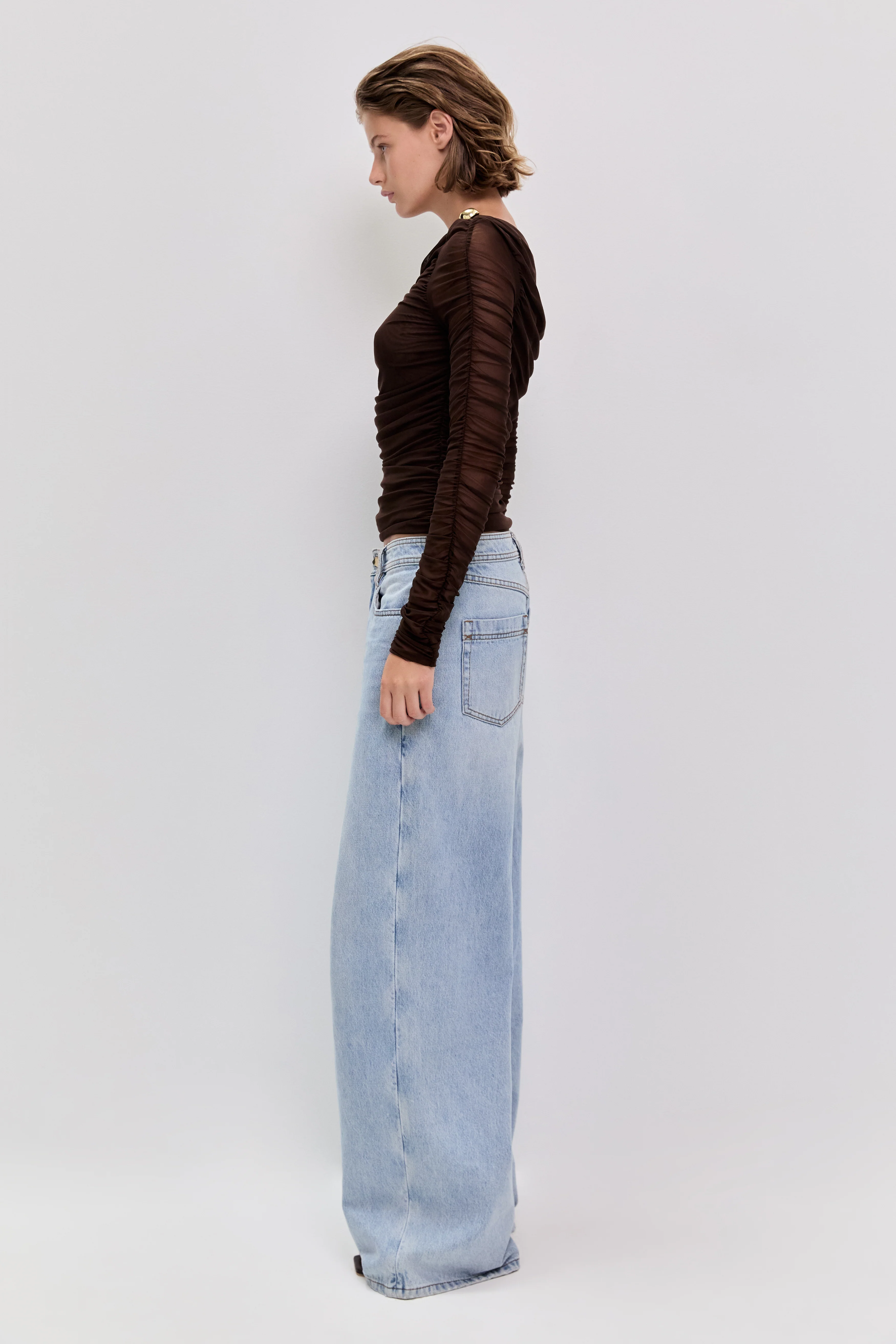 Elaria Long Sleeve Mesh Top - Image 5
