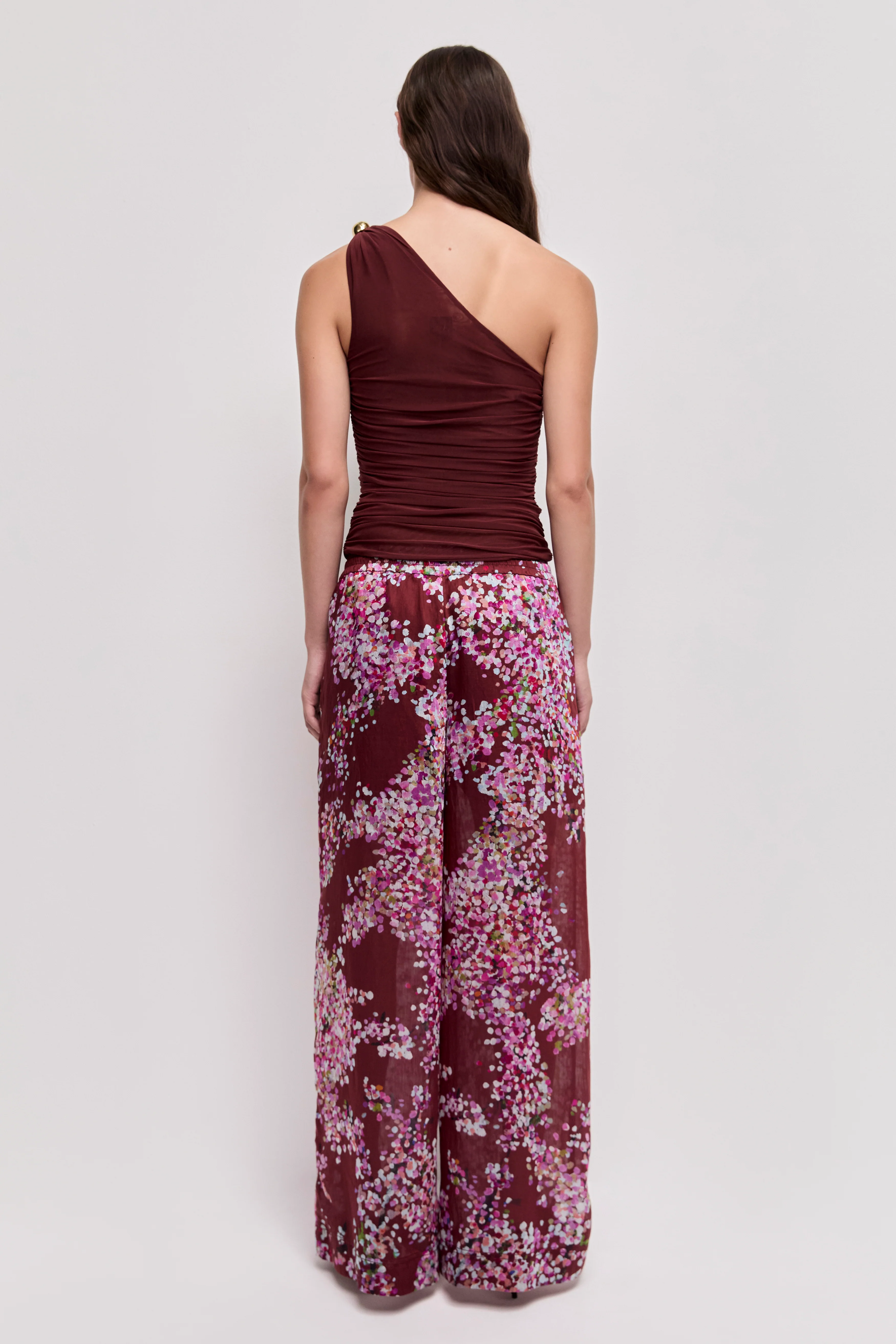 Elaria One Shoulder Mesh Top - Image 6
