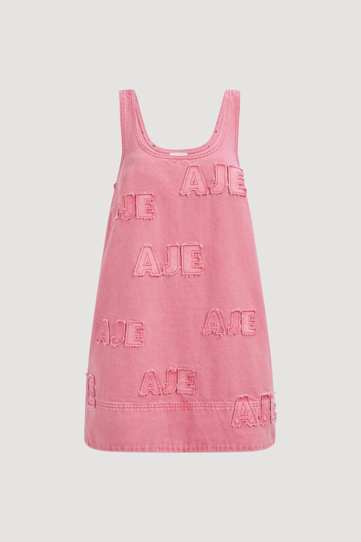 Electra Logo Denim Mini Dress - Image 2
