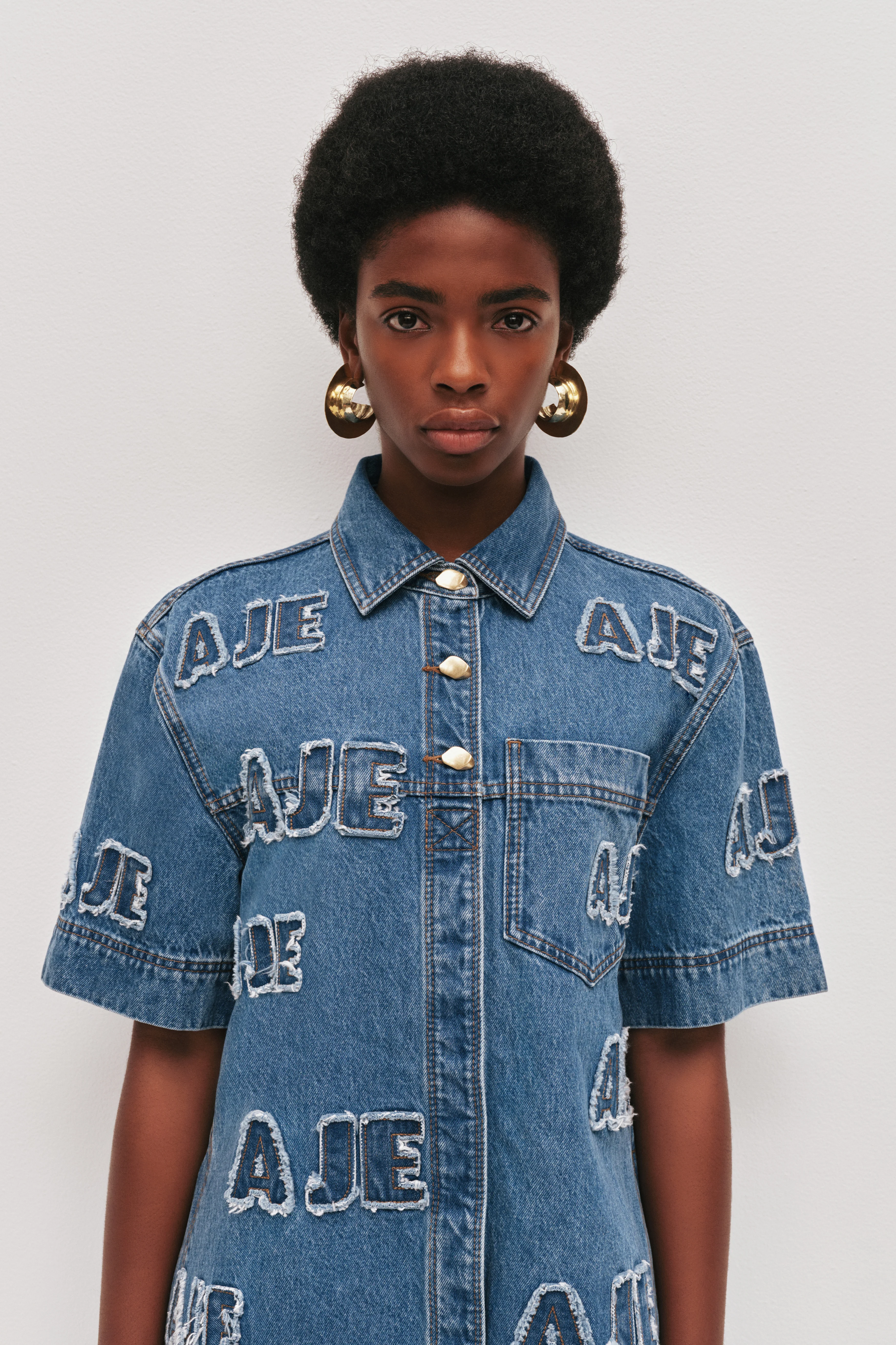 Electra Logo Denim Shirt - Image 5