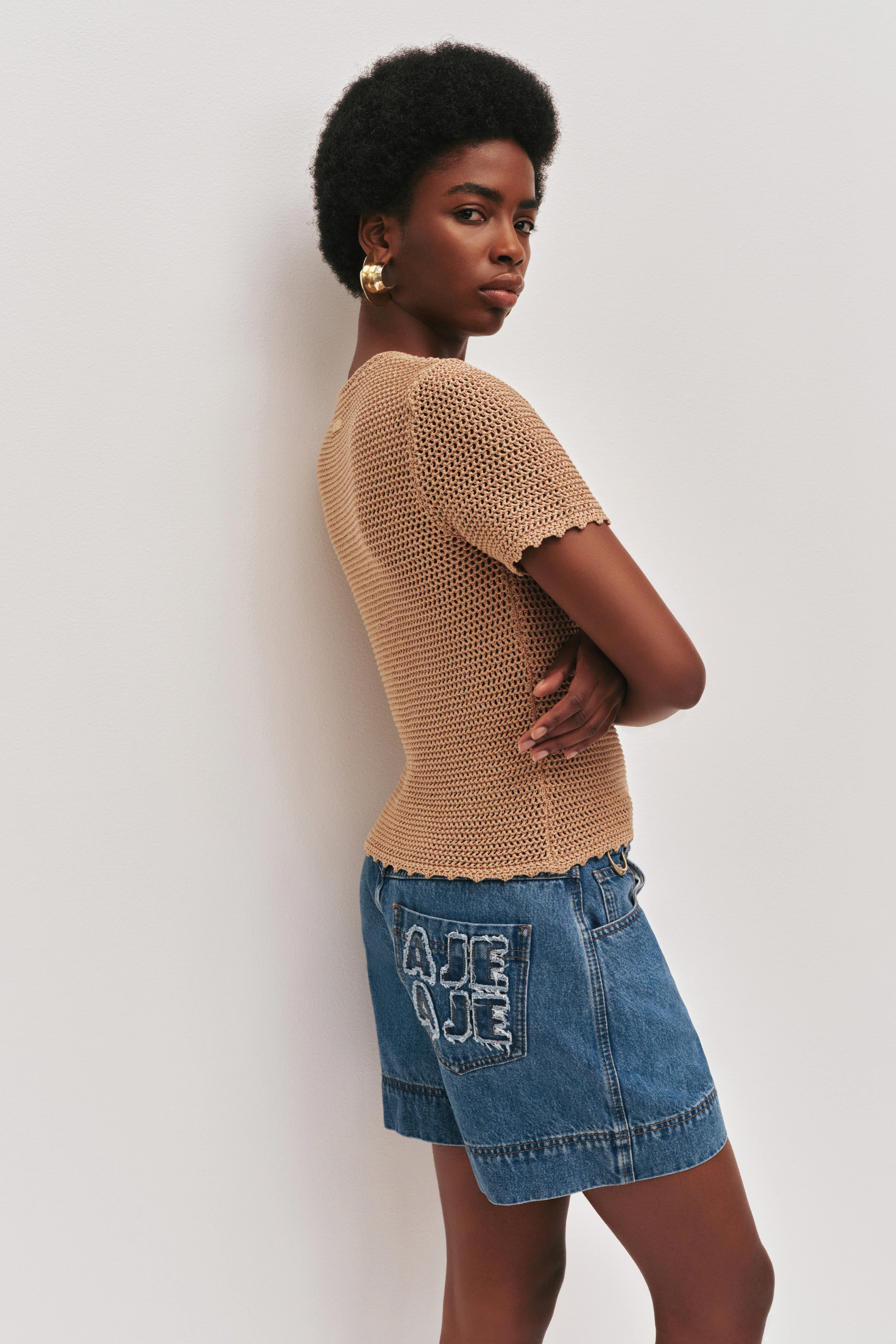 Electra Logo Denim Short - Image 4
