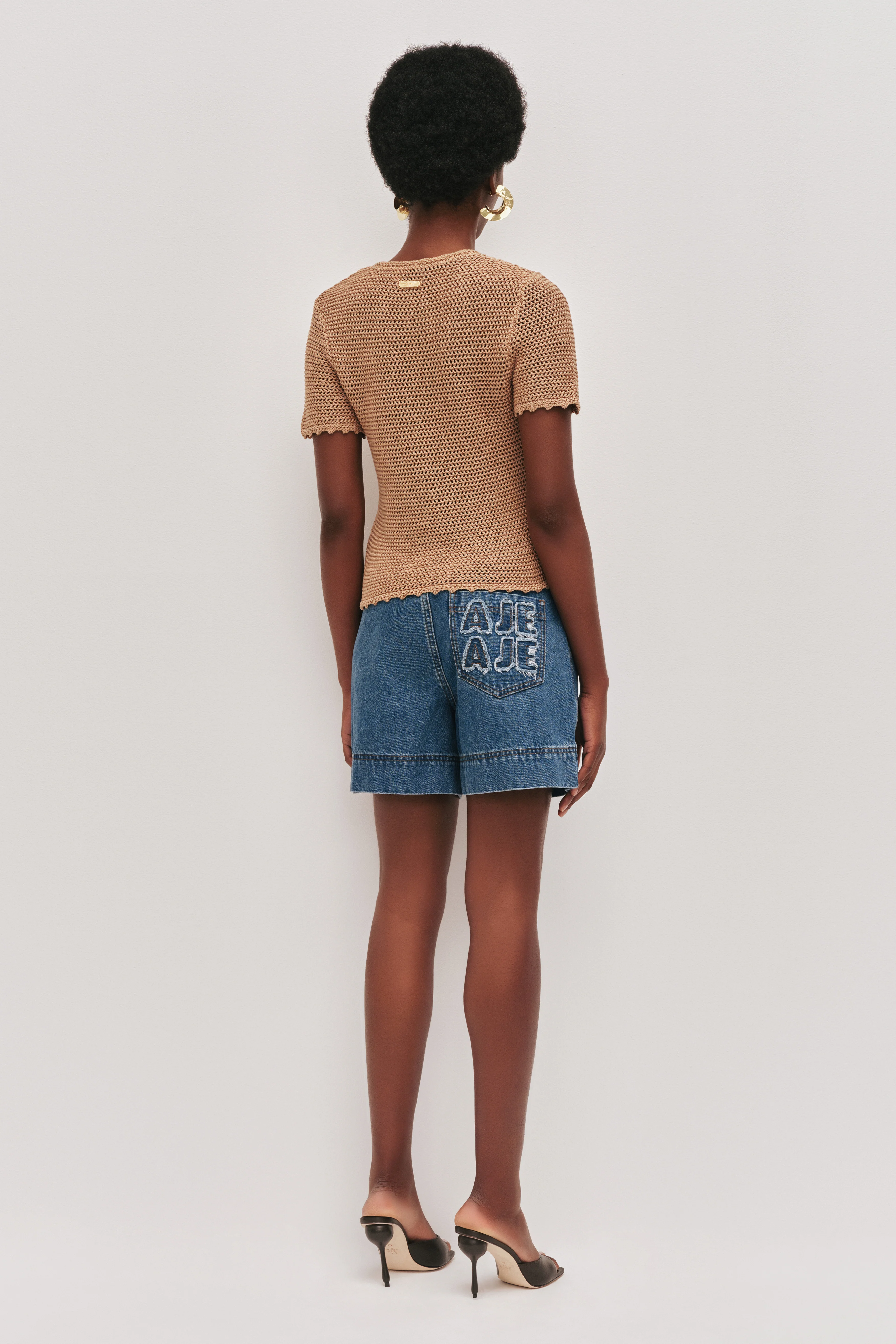 Electra Logo Denim Short - Image 6