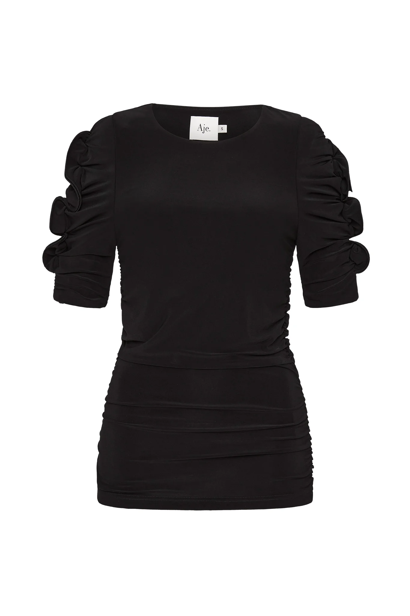 Elixir Gathered Jersey Top - Image 2