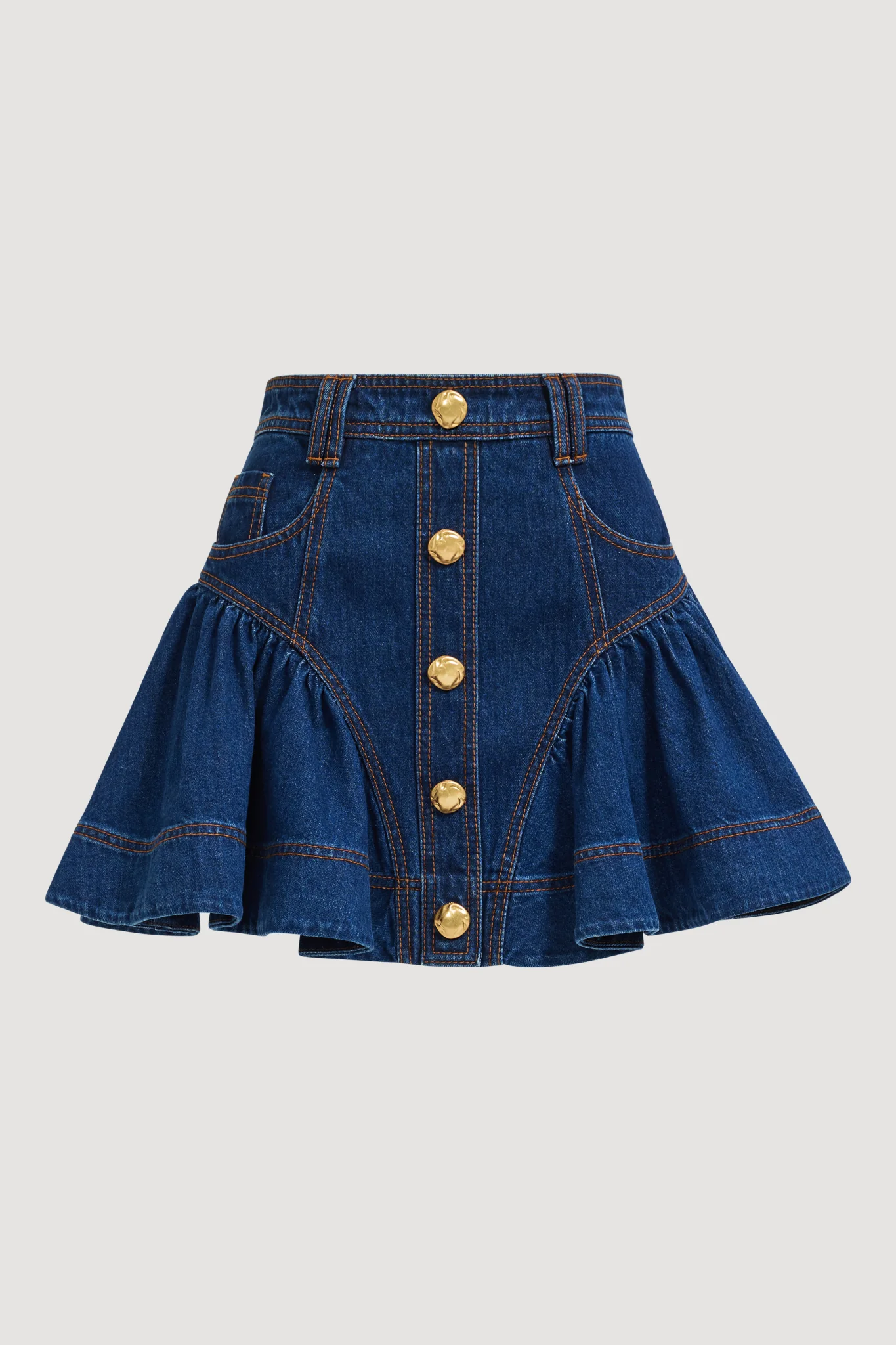 Elodi Denim Mini Skirt - Image 2