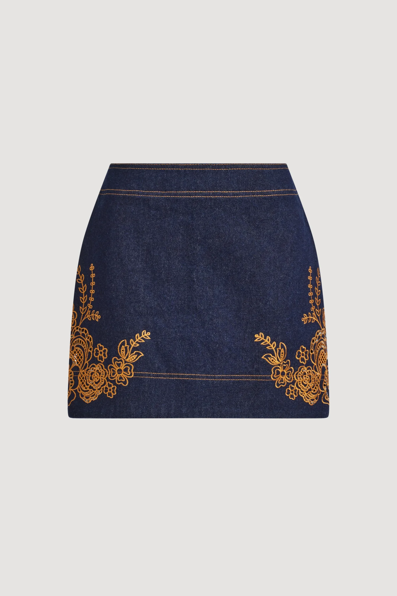 Elora Denim Mini Skirt - Image 2