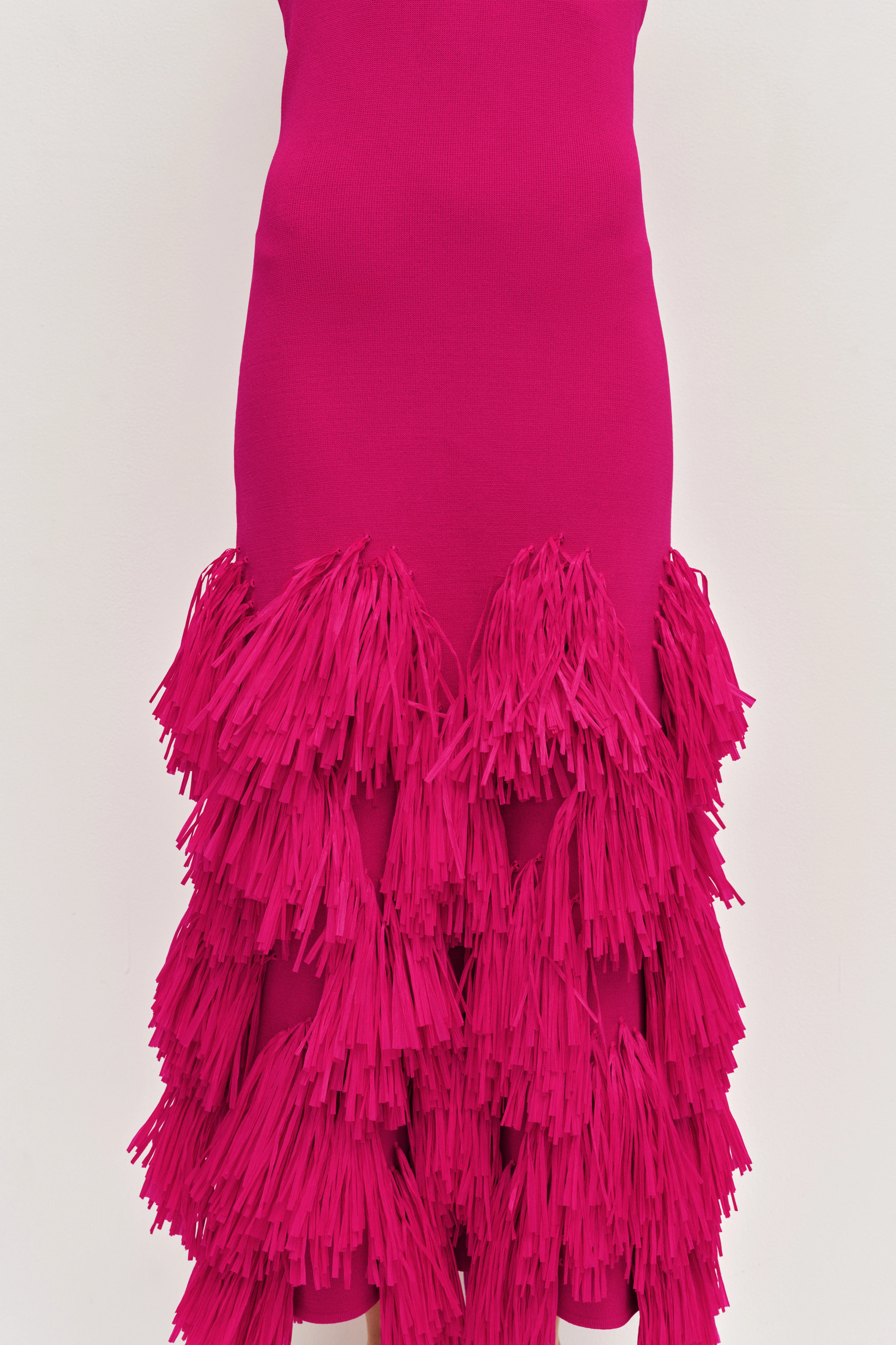 Elva Raffia Knit Midi Dress - Image 4