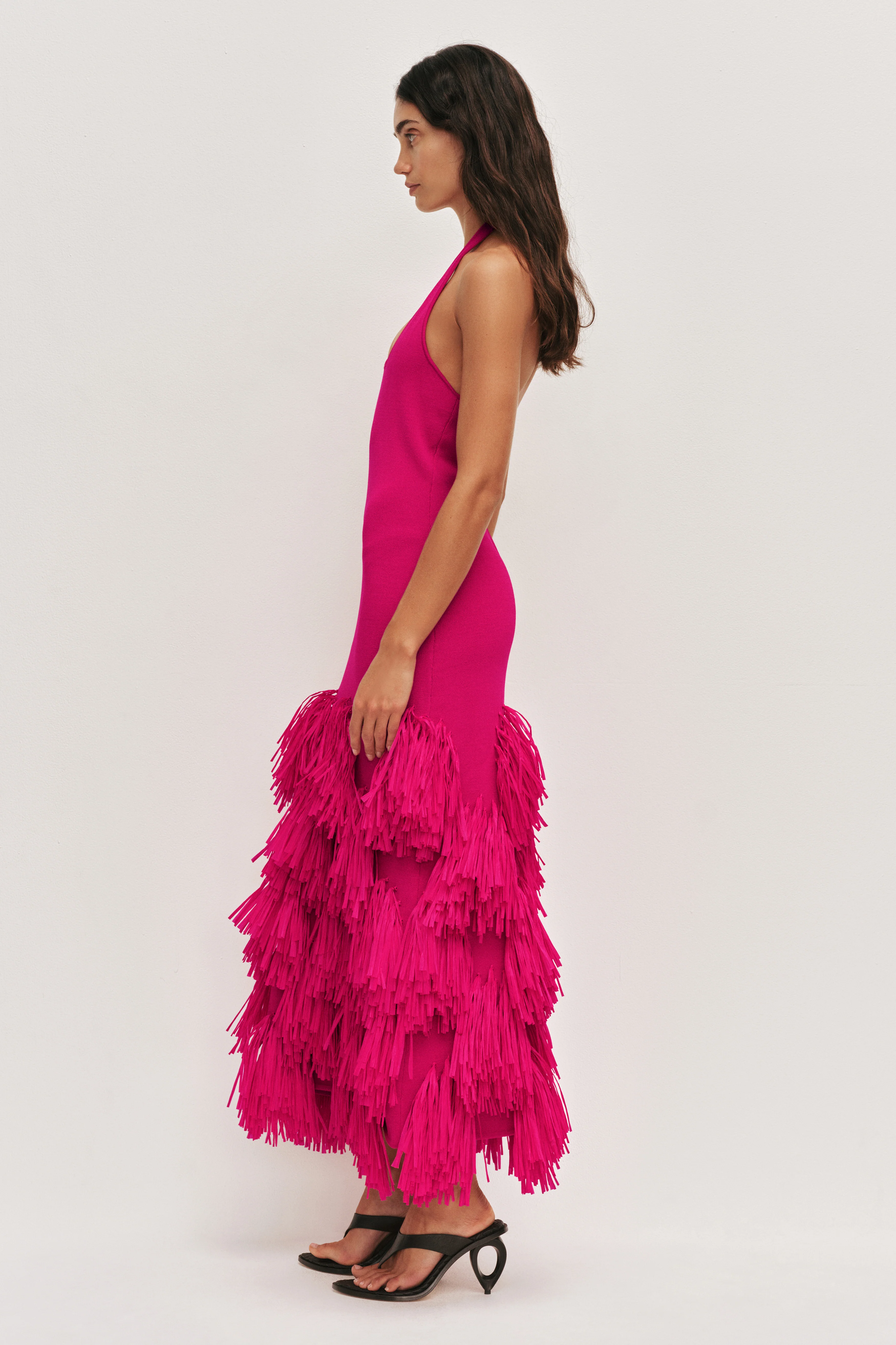 Elva Raffia Knit Midi Dress - Image 5