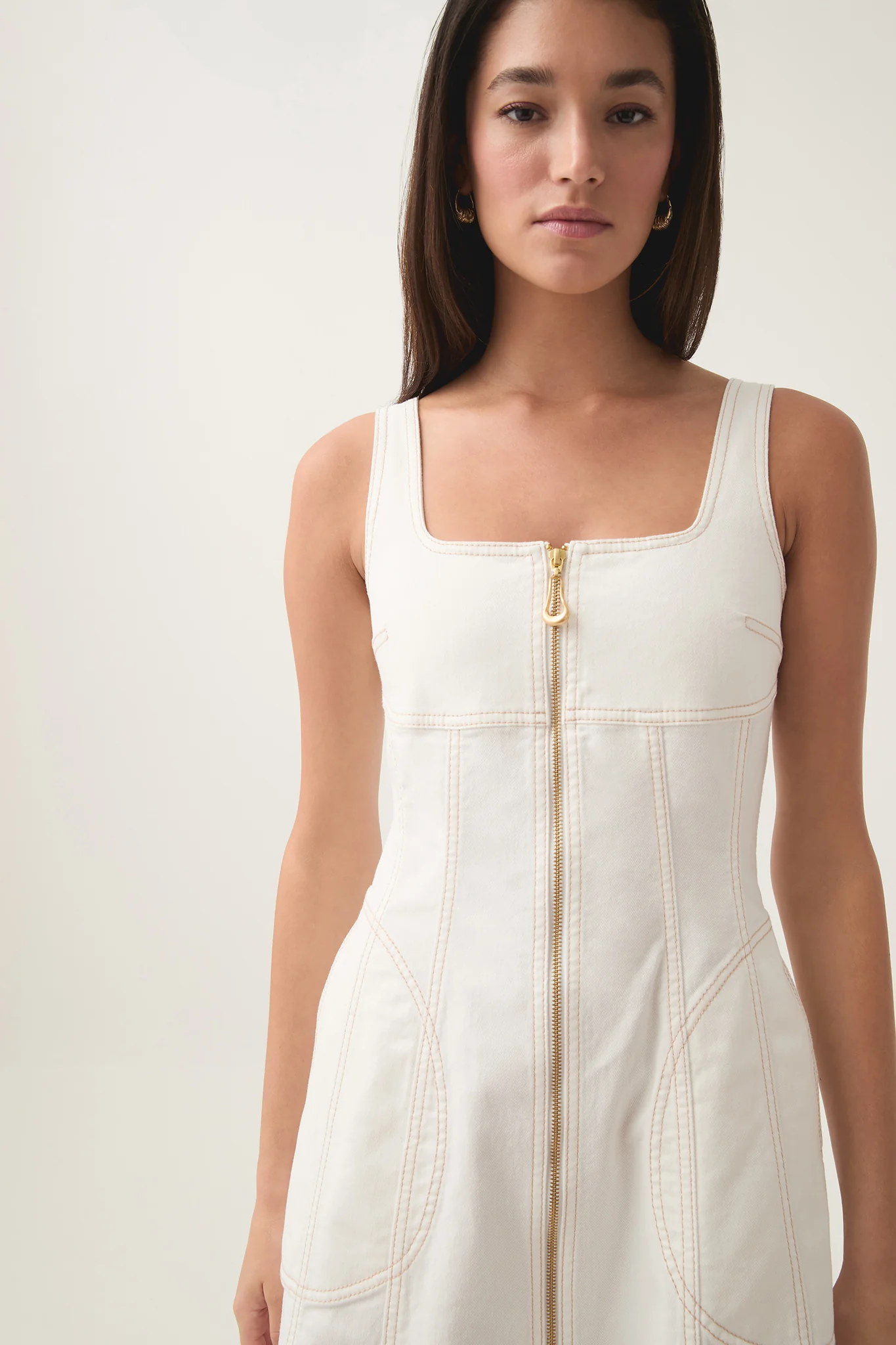 Emilie Denim Midi Dress - Image 6