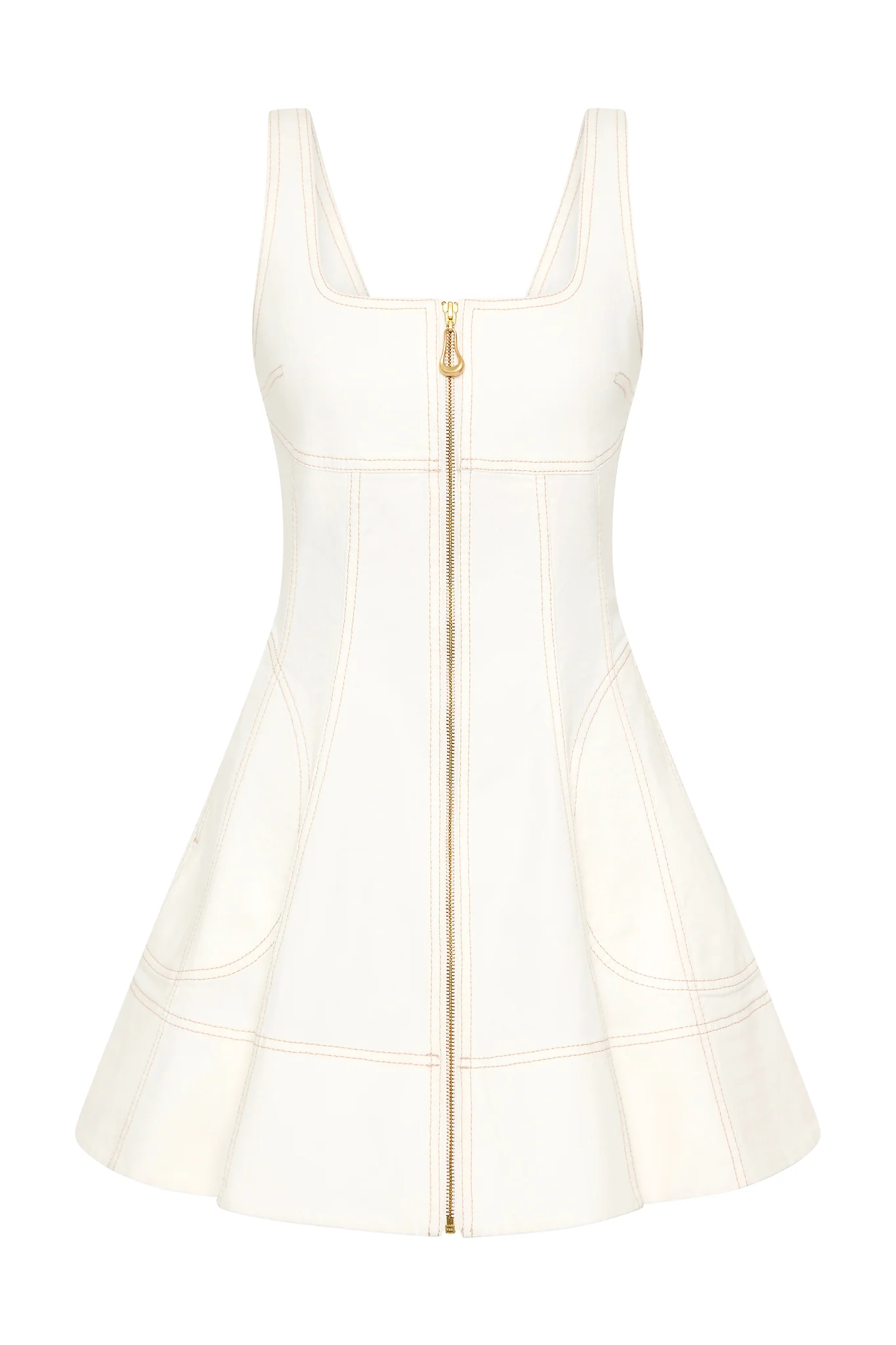 Emilie Denim Mini Dress - Image 2