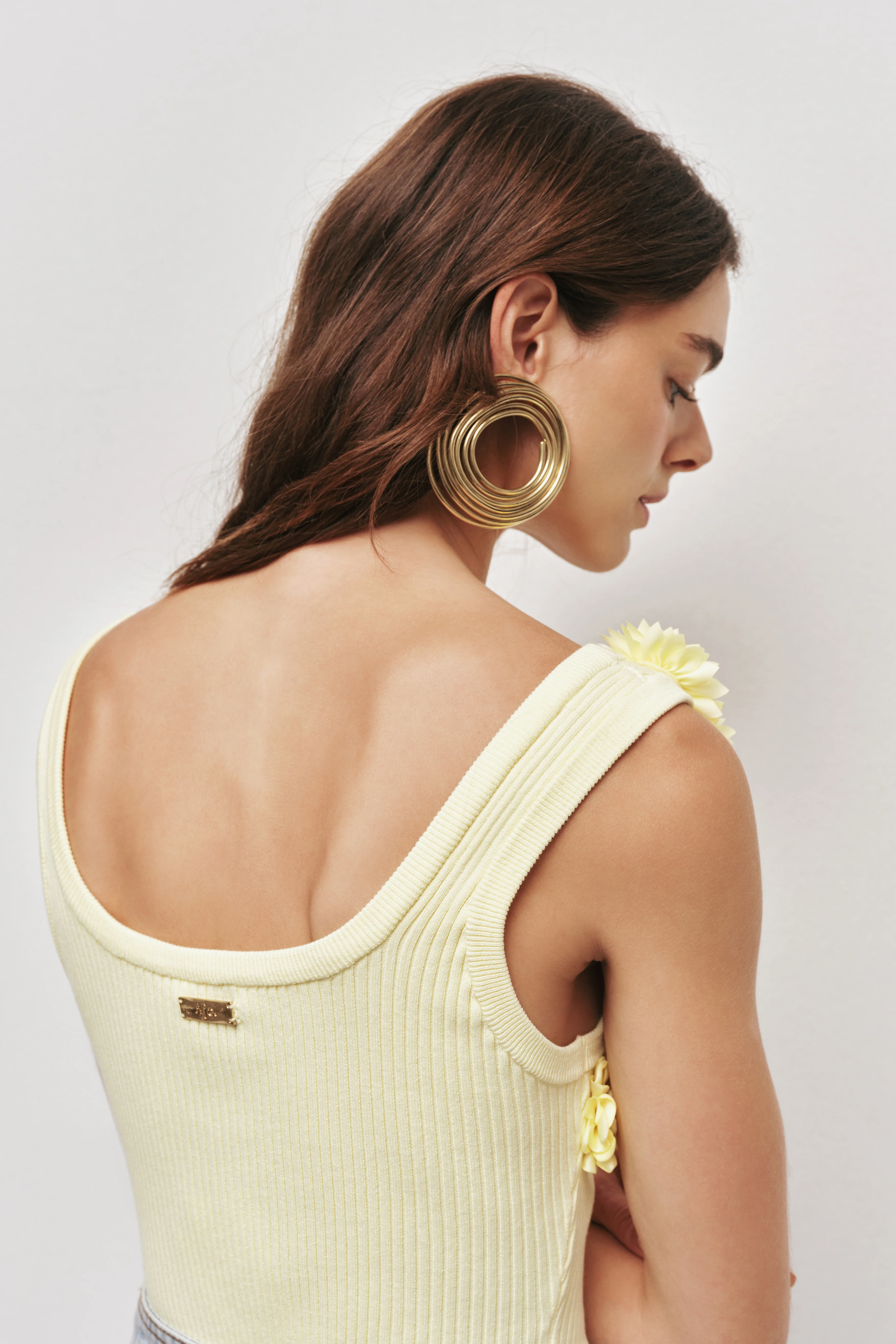 Emmy Flower Knit Tank - Image 4