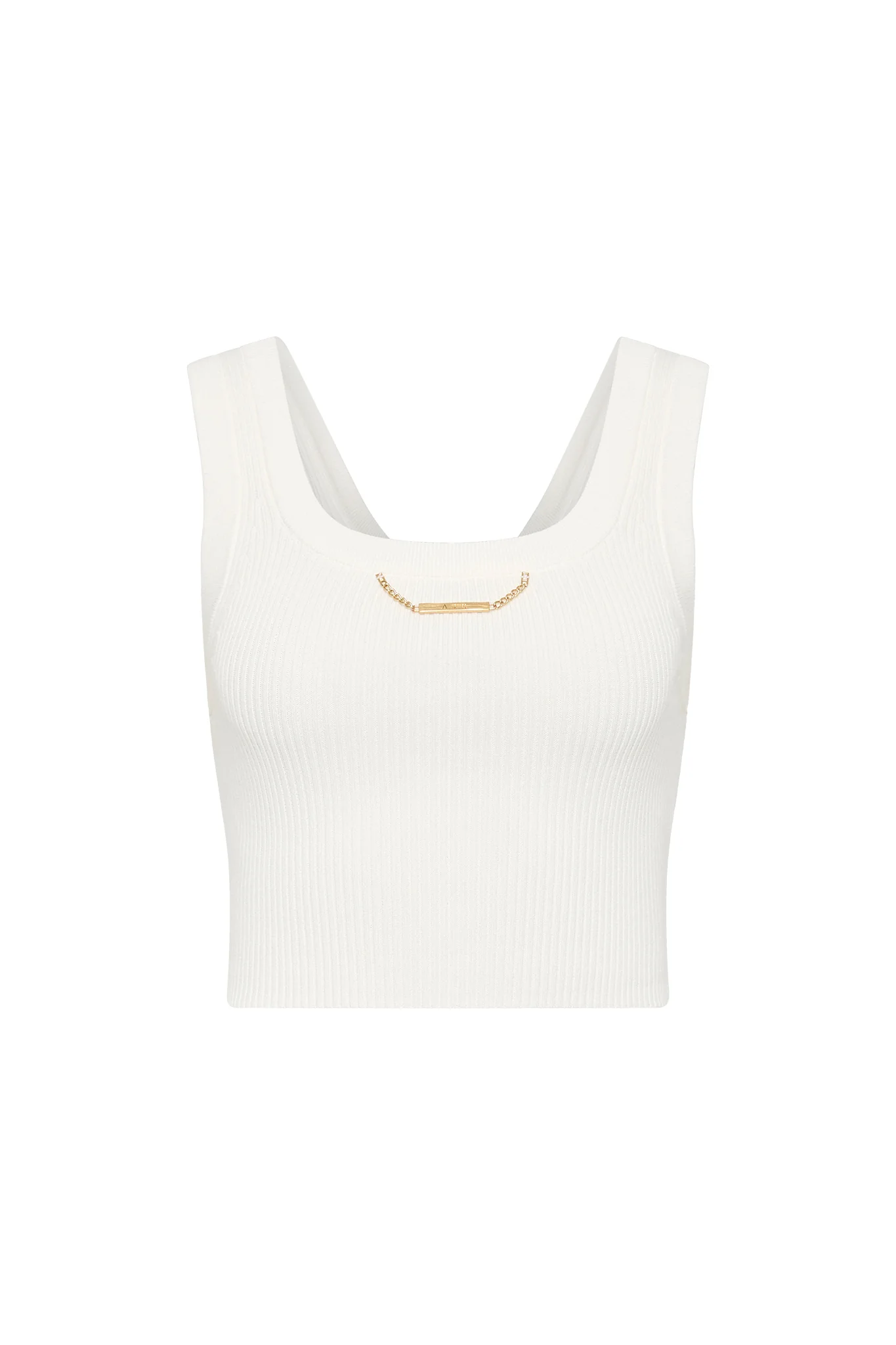 Estella Cropped Knit Tank - Image 2
