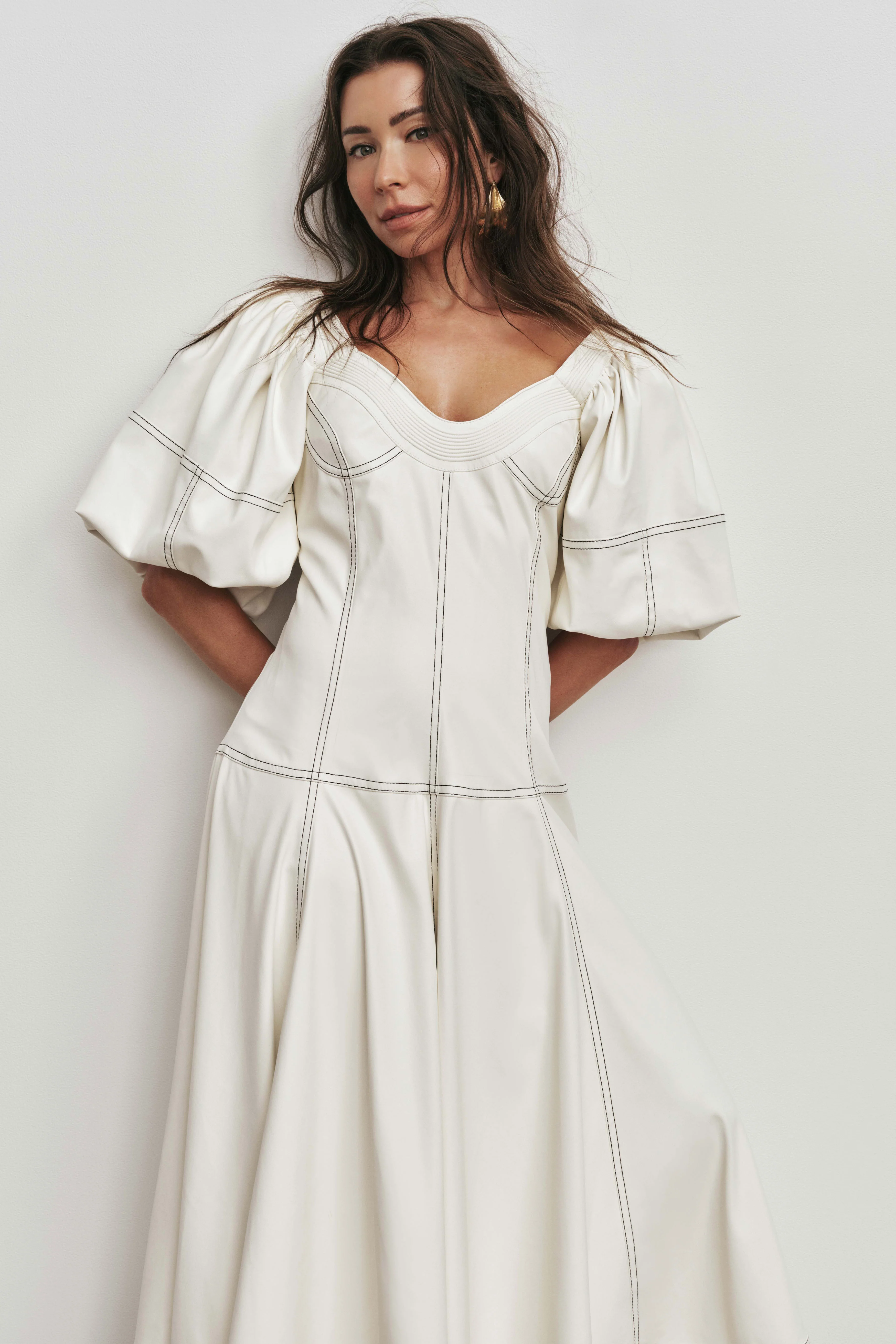 Ether Puff Maxi Dress