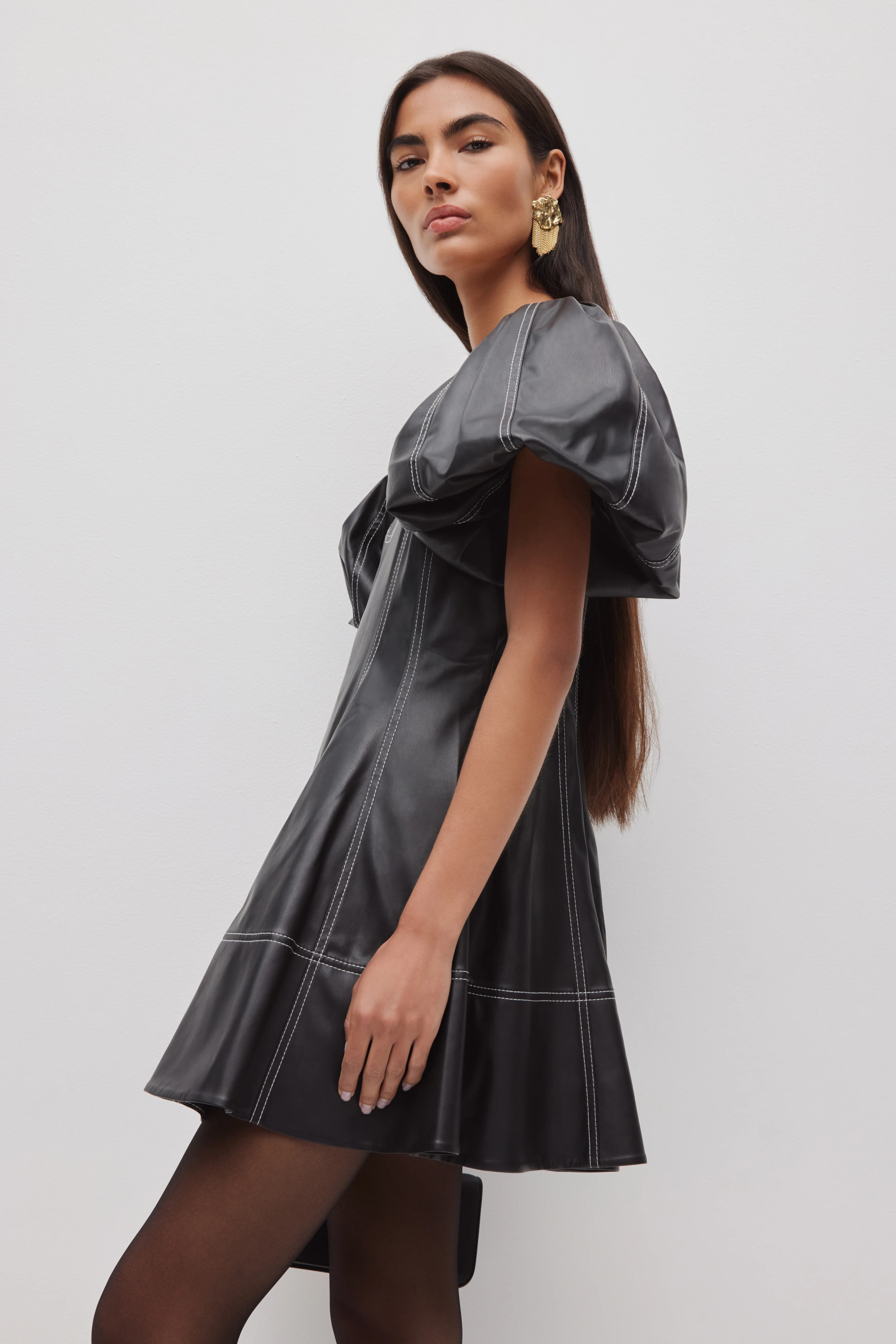 Ether Puff Mini Dress - Image 5