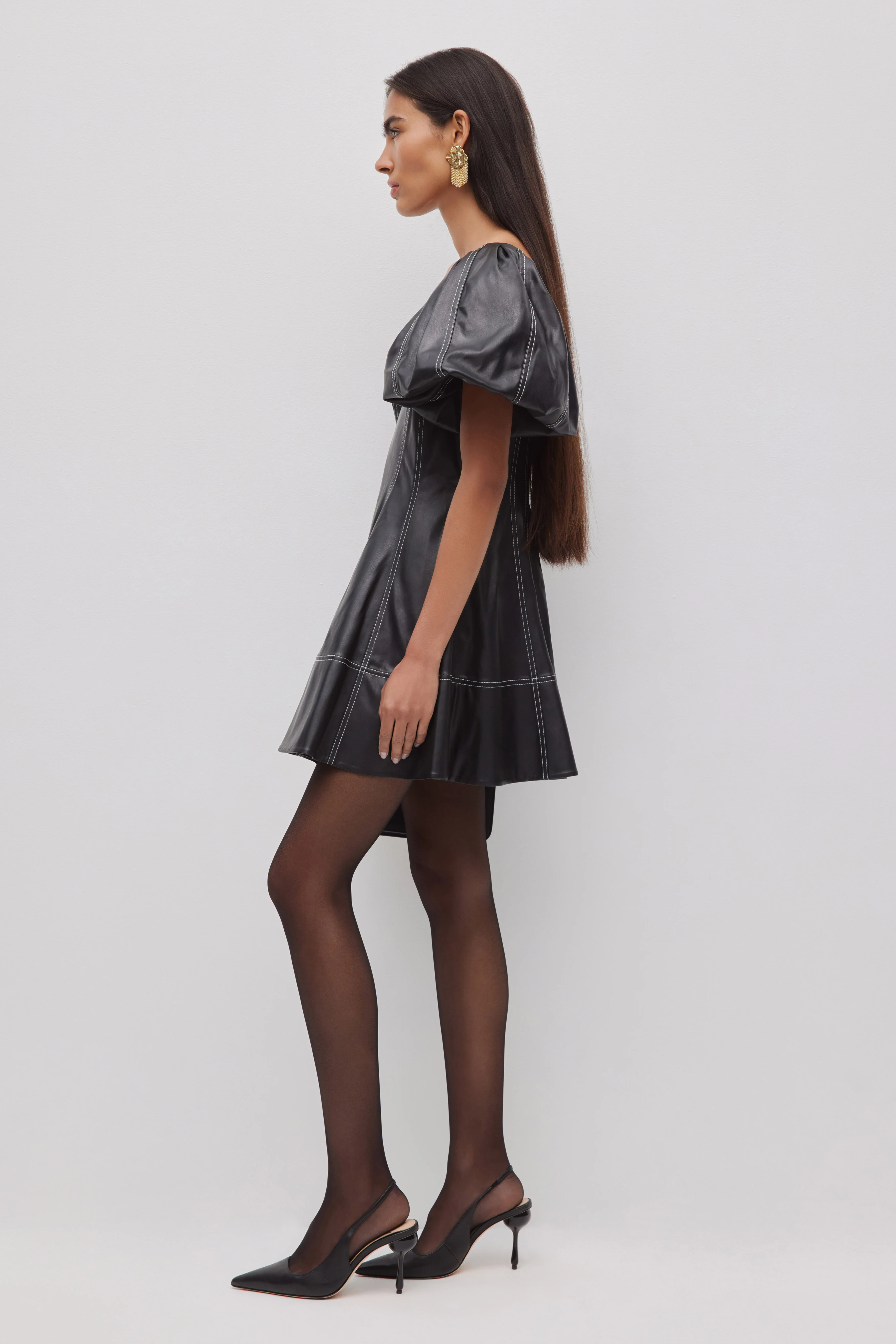 Ether Puff Mini Dress - Image 6