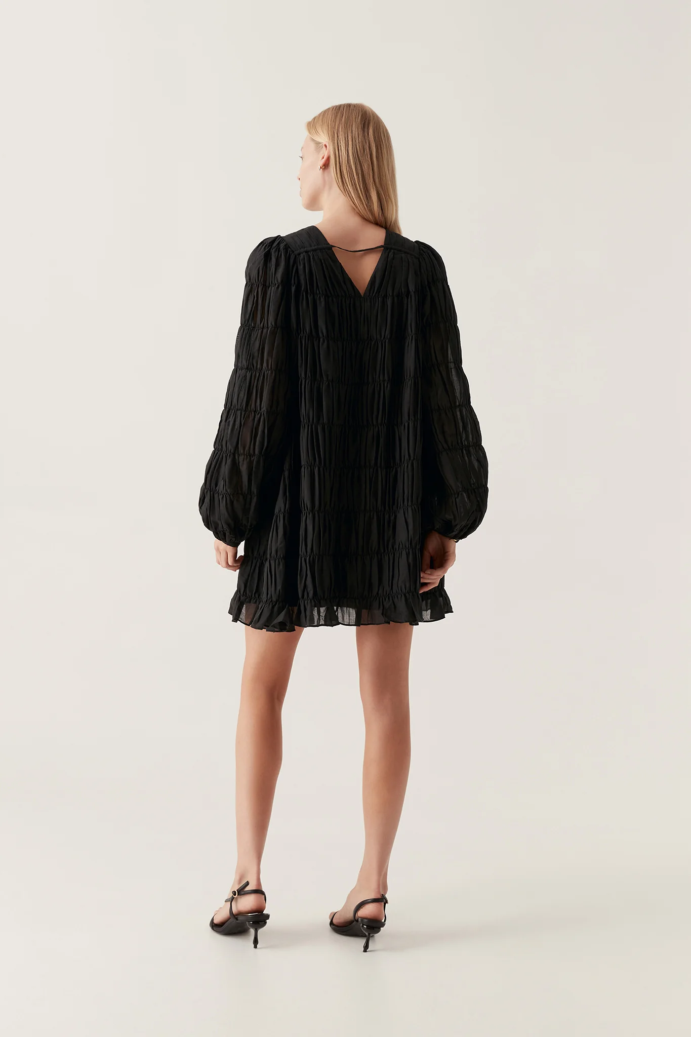 Evelina Ruched Mini Dress - Image 5