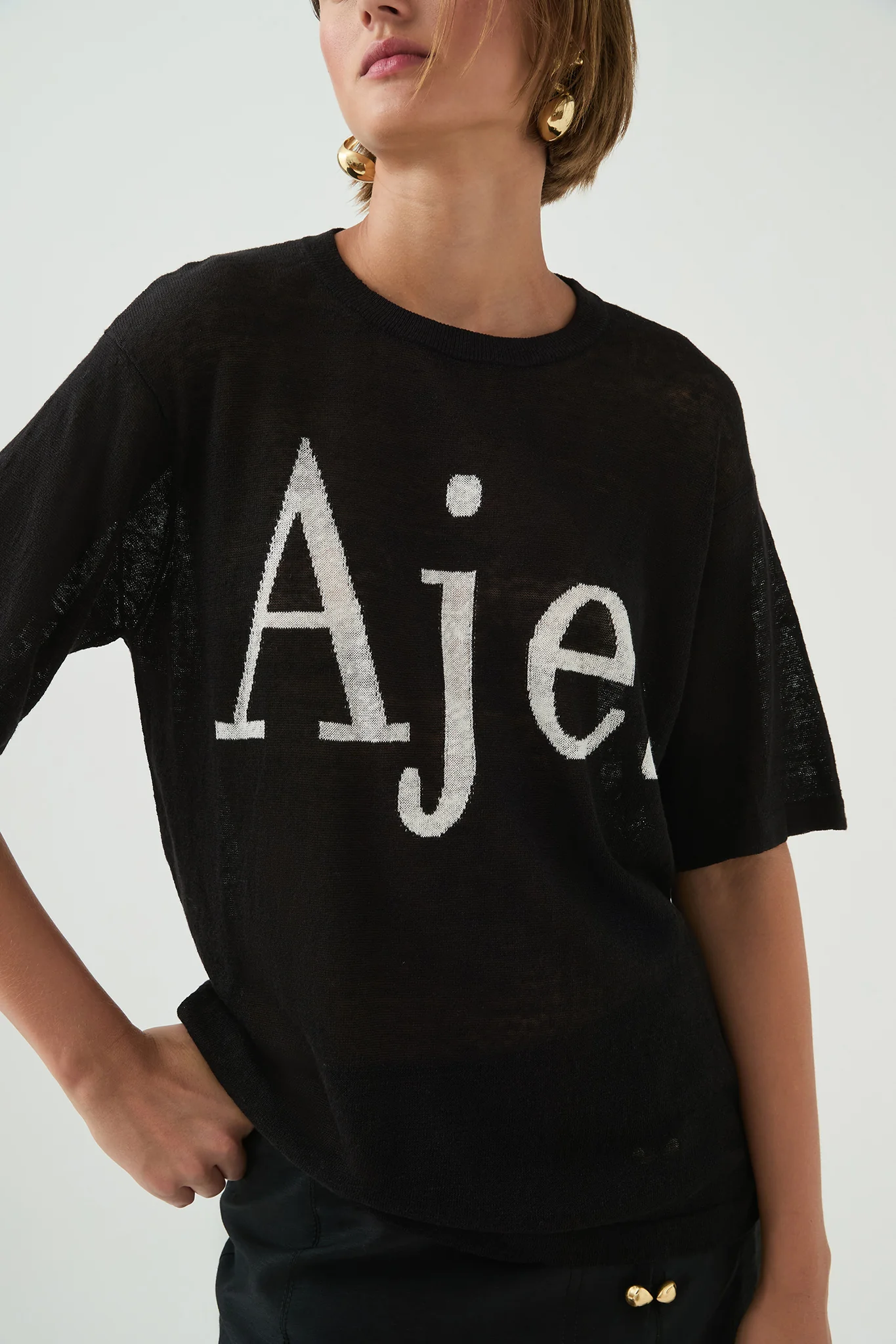 Fascinations Logo Knit Tee - Image 4