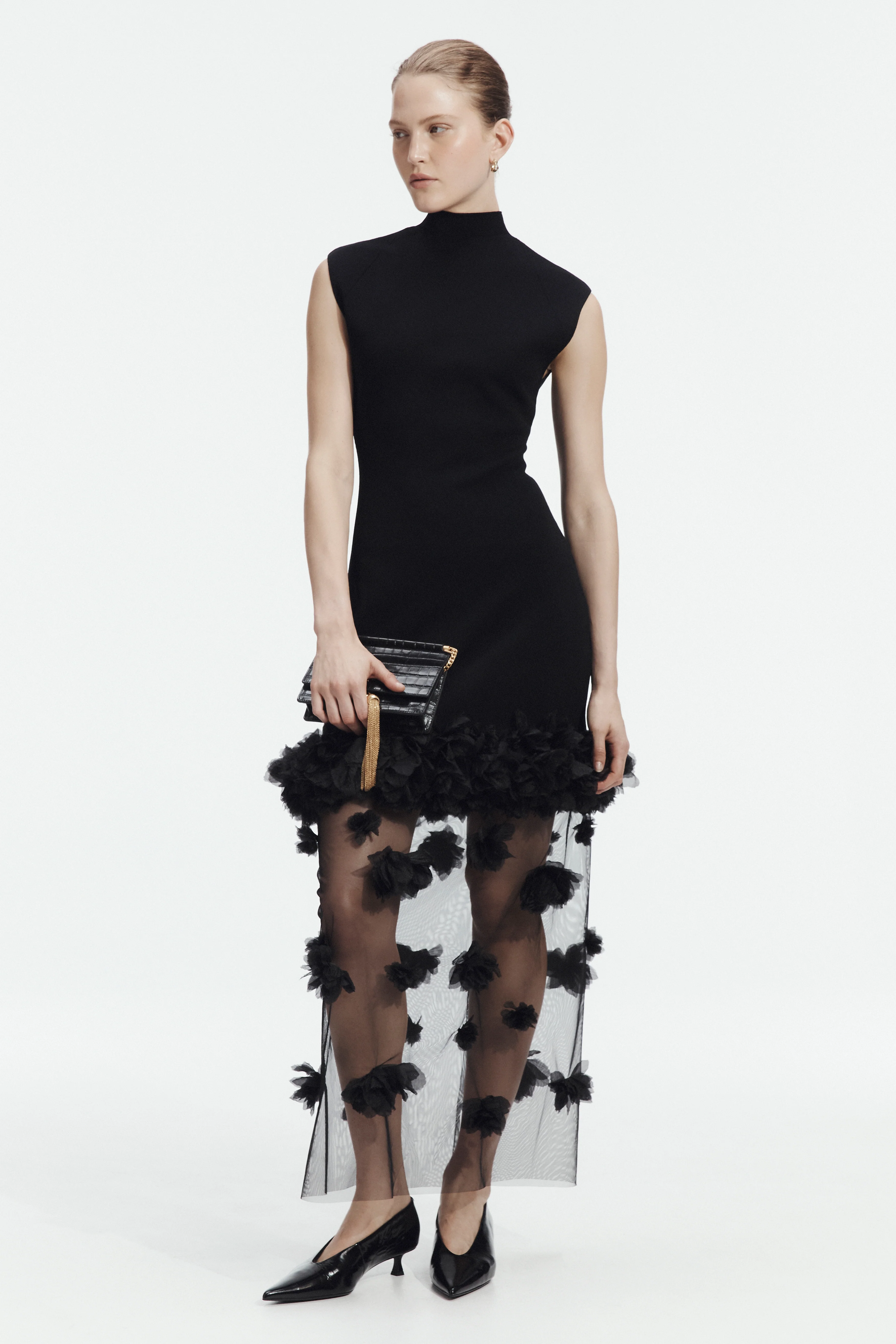 Fleura Knit Midi Dress - Image 3