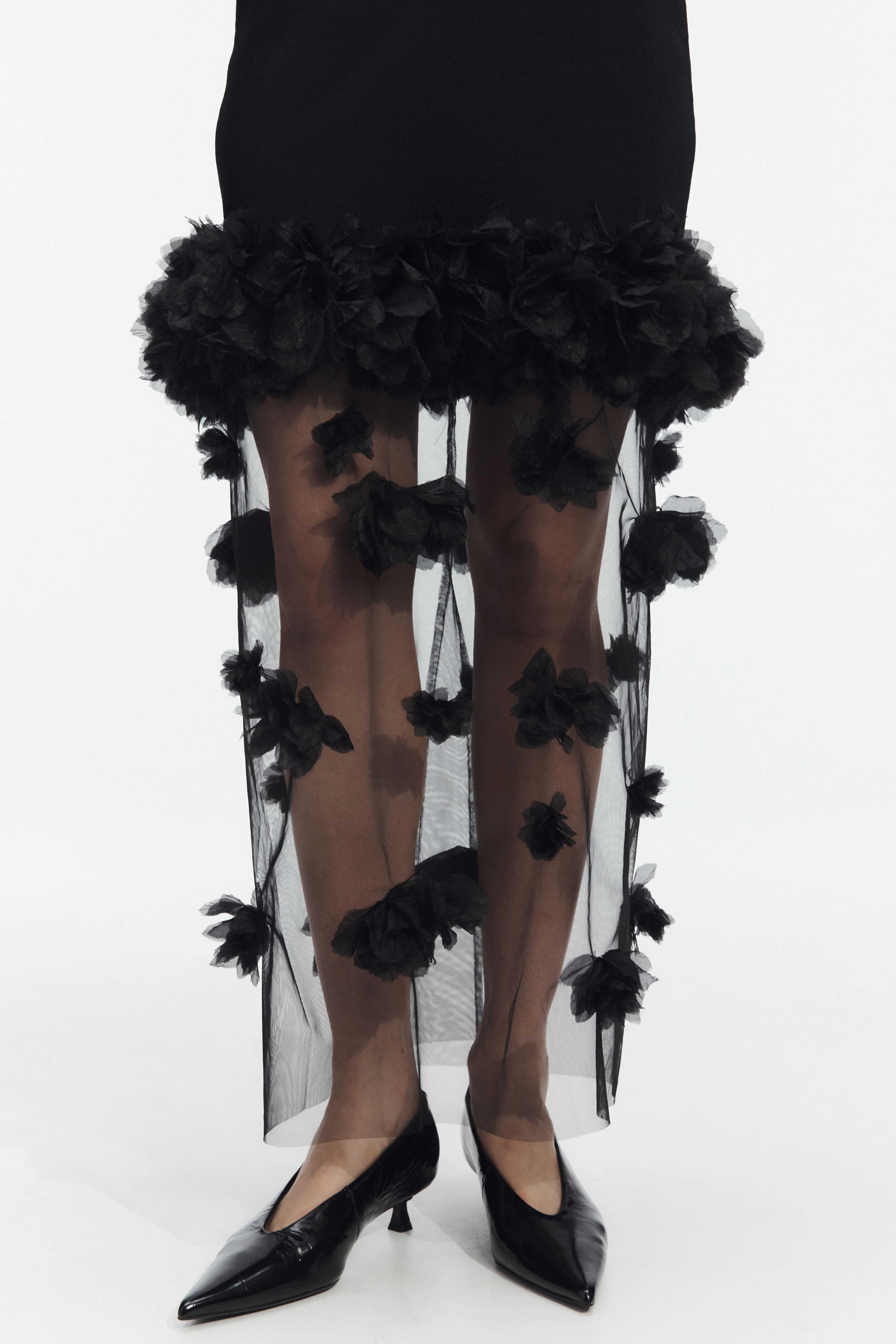 Fleura Knit Midi Dress - Image 4