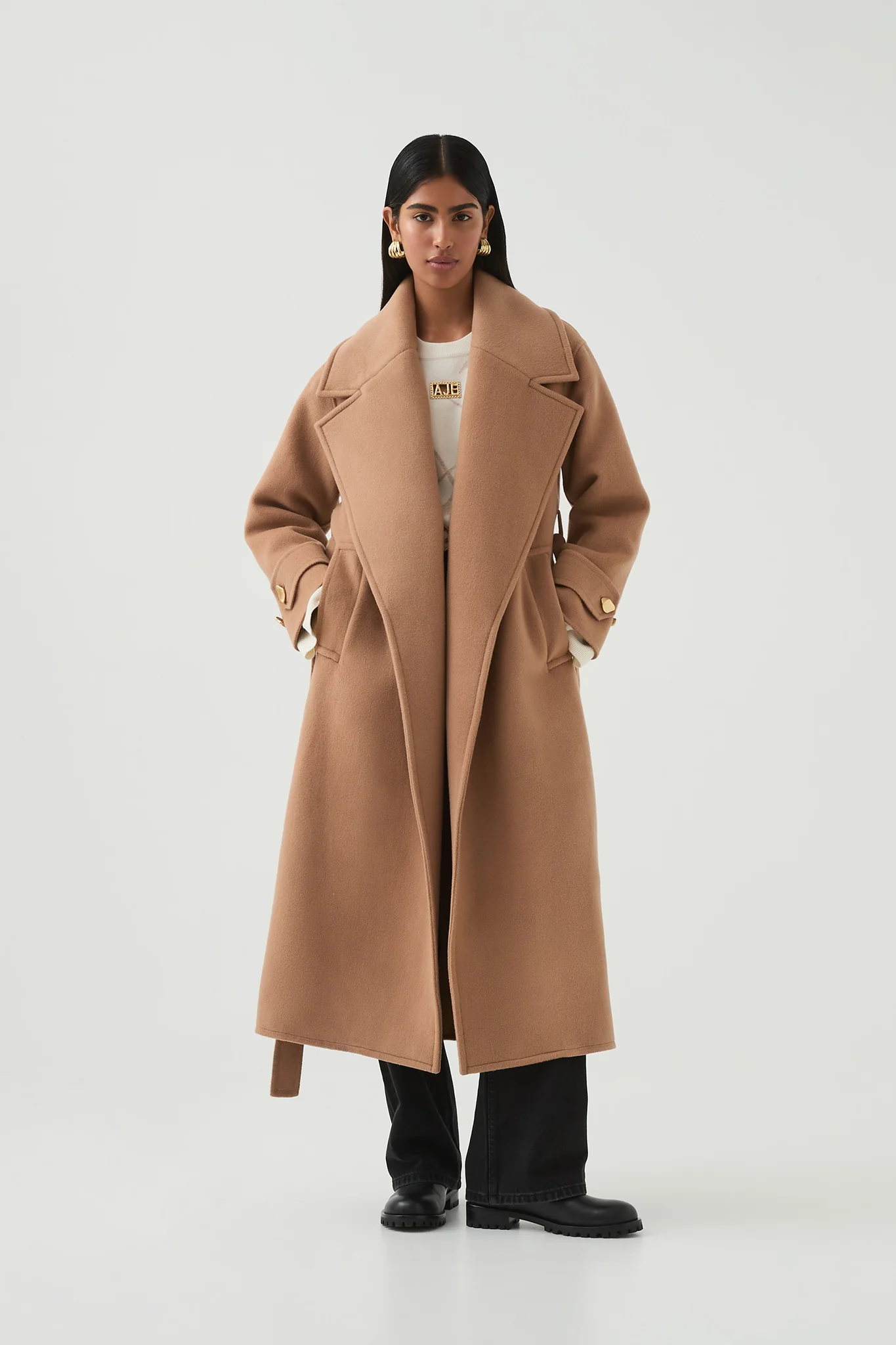 Flicker Wool Coat - Image 3