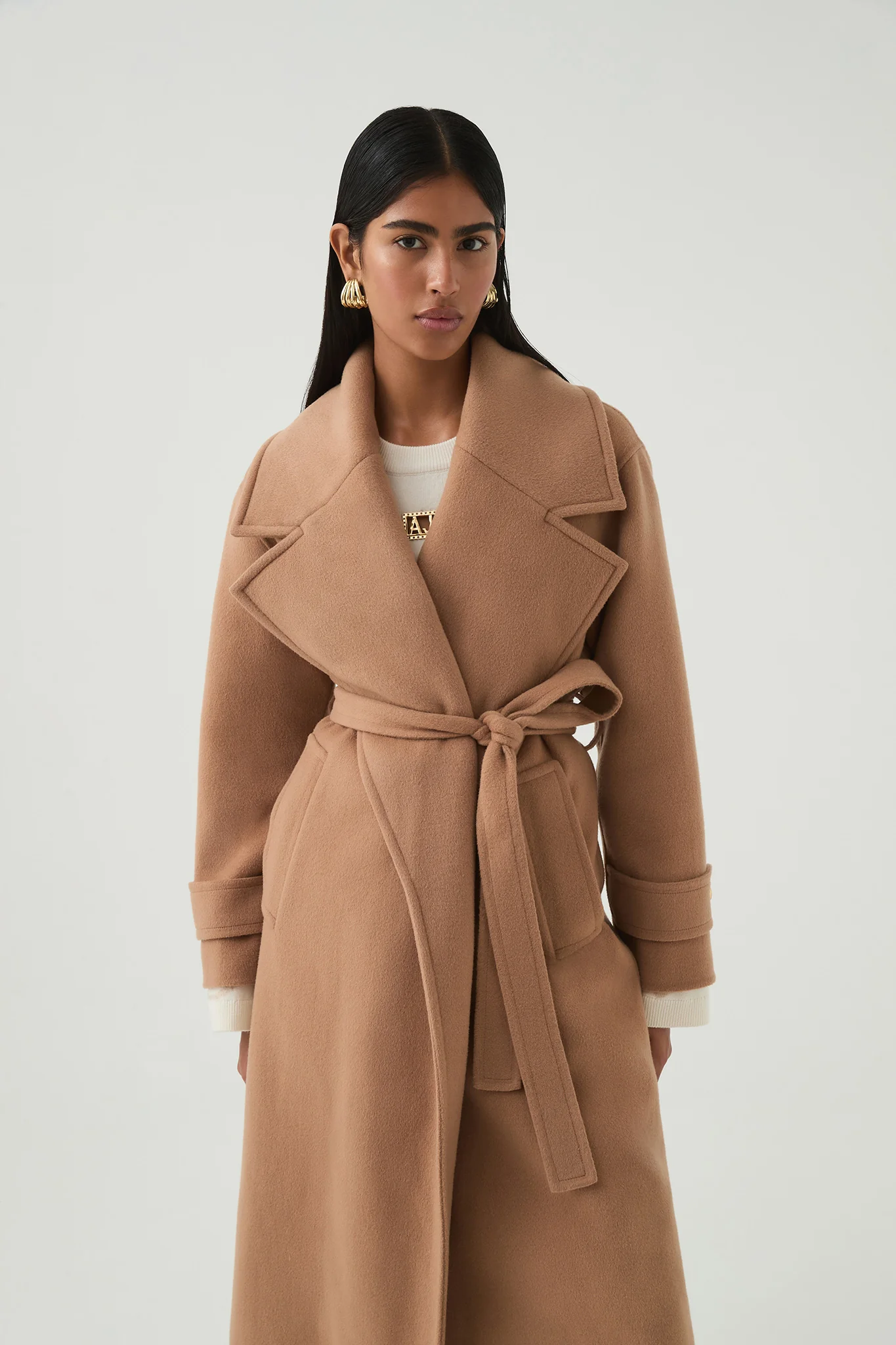 Flicker Wool Coat - Image 4