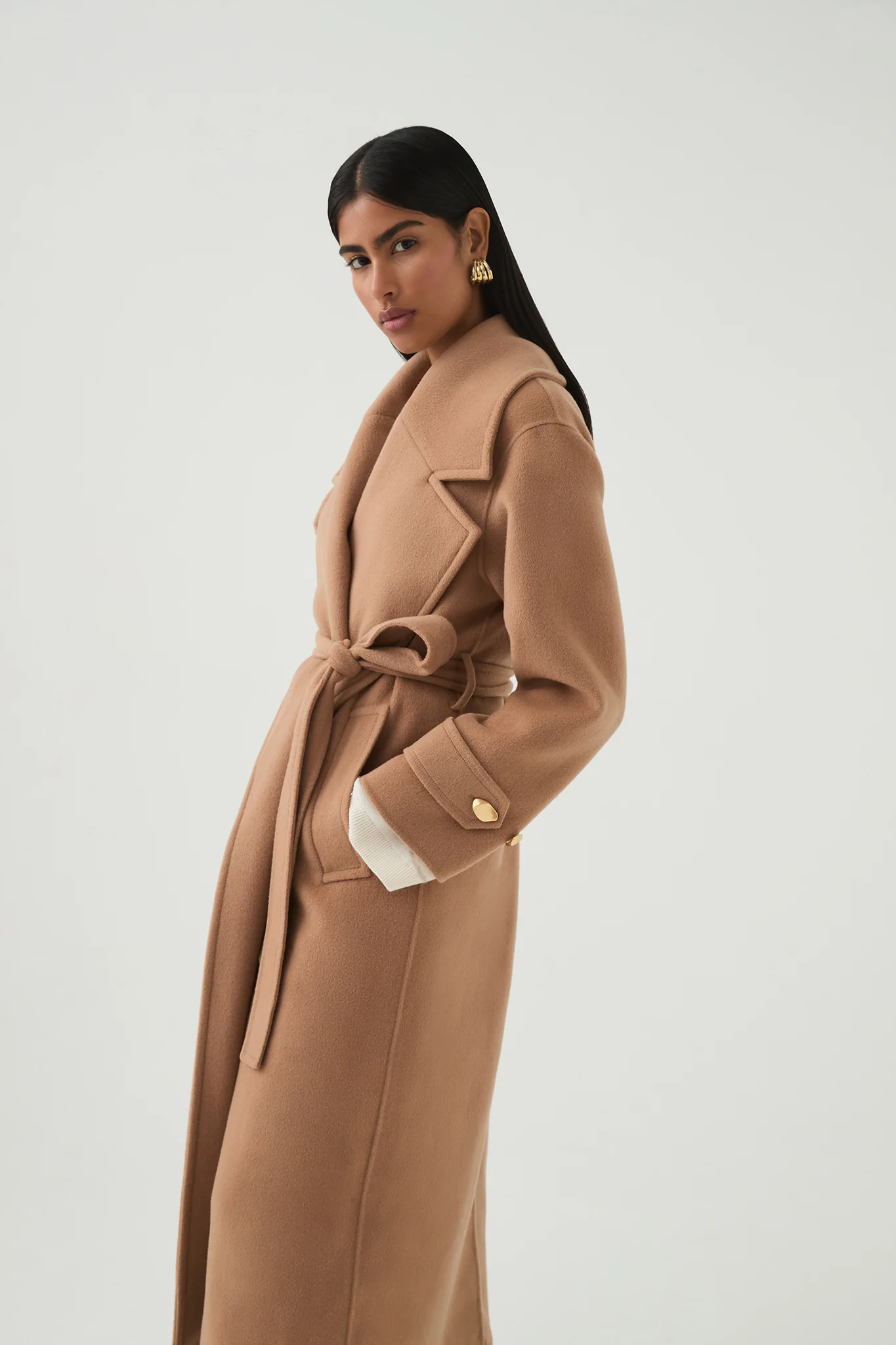 Flicker Wool Coat - Image 5