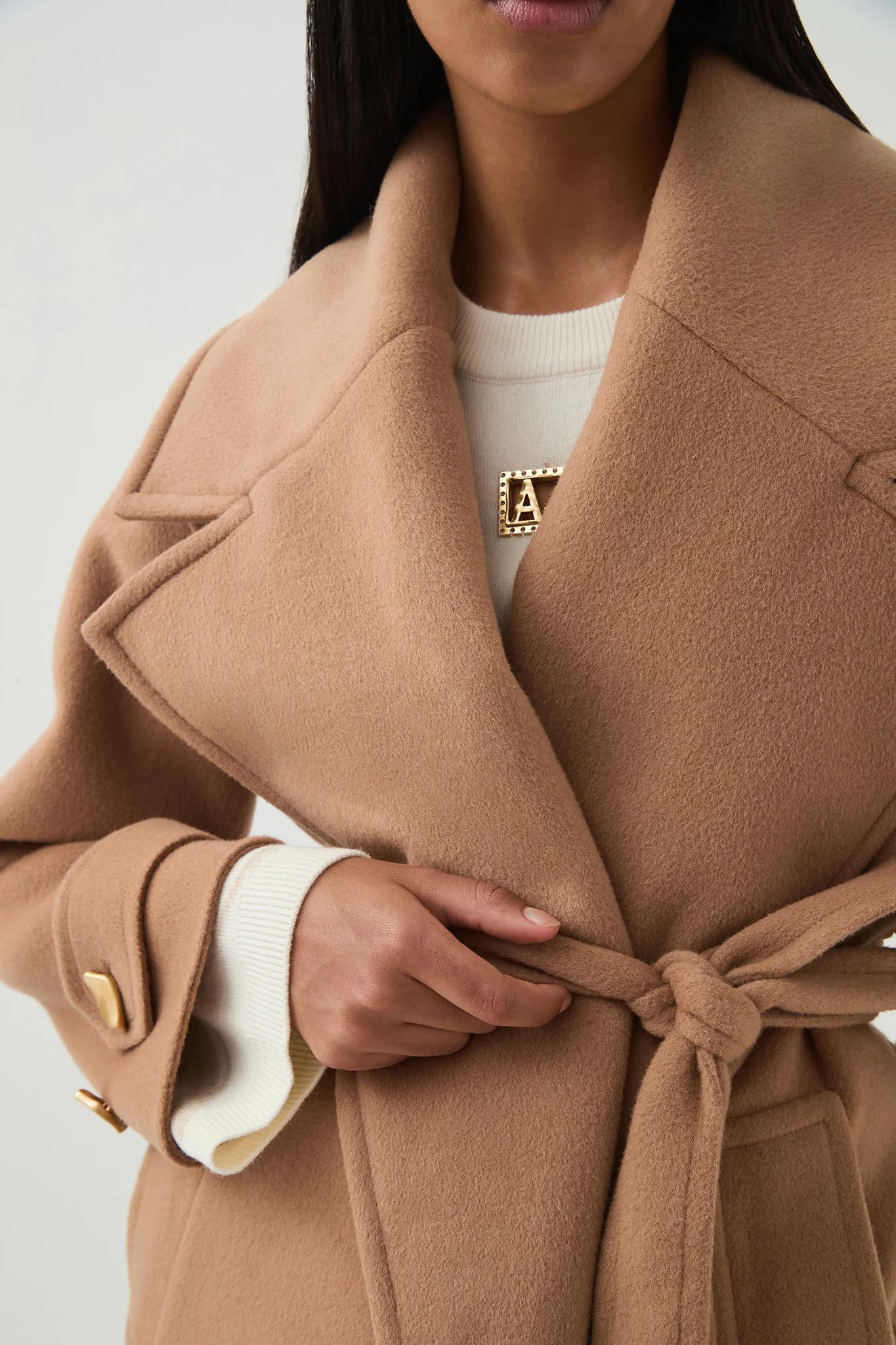 Flicker Wool Coat - Image 6