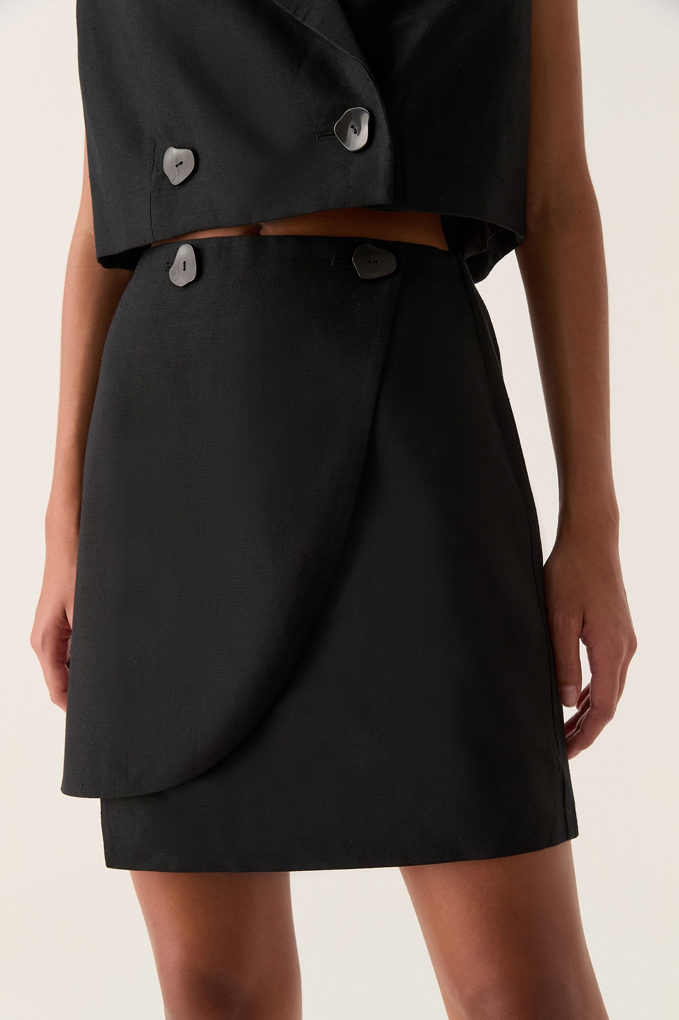 Flight Asymmetric Wrap Skirt - Image 4
