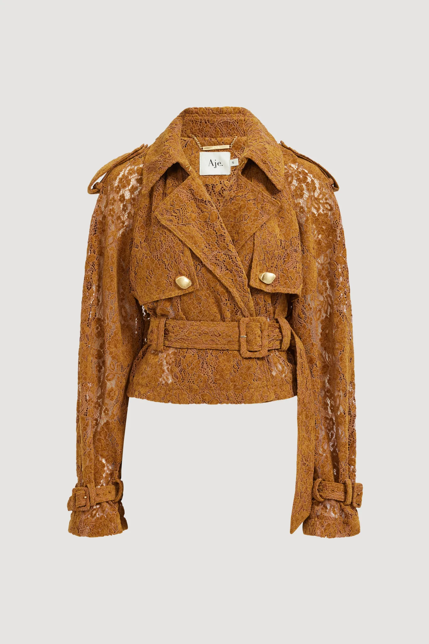 Florence Lace Cropped Jacket - Image 2