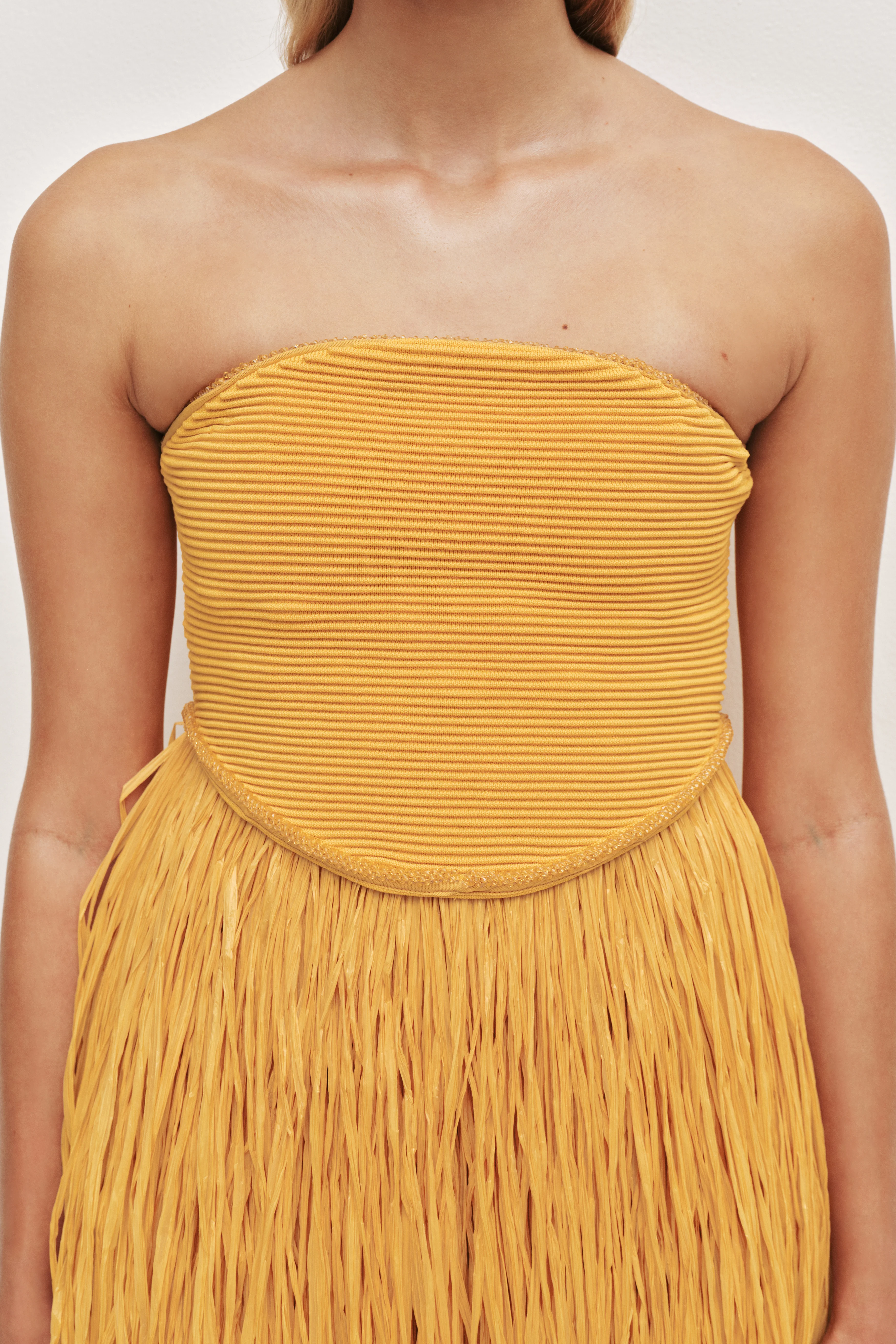 Florentia Raffia Maxi Dress - Image 4