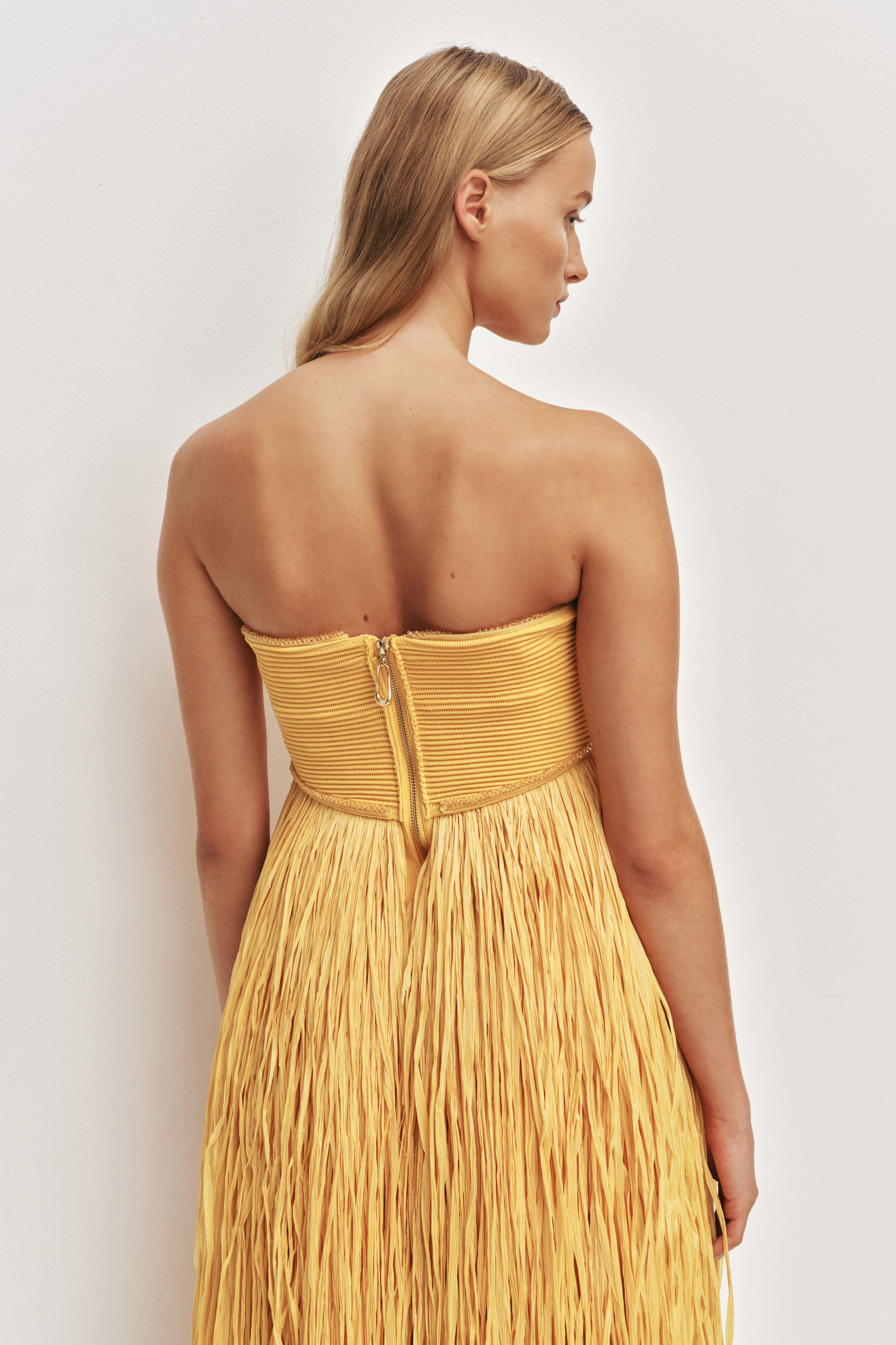 Florentia Raffia Maxi Dress - Image 5