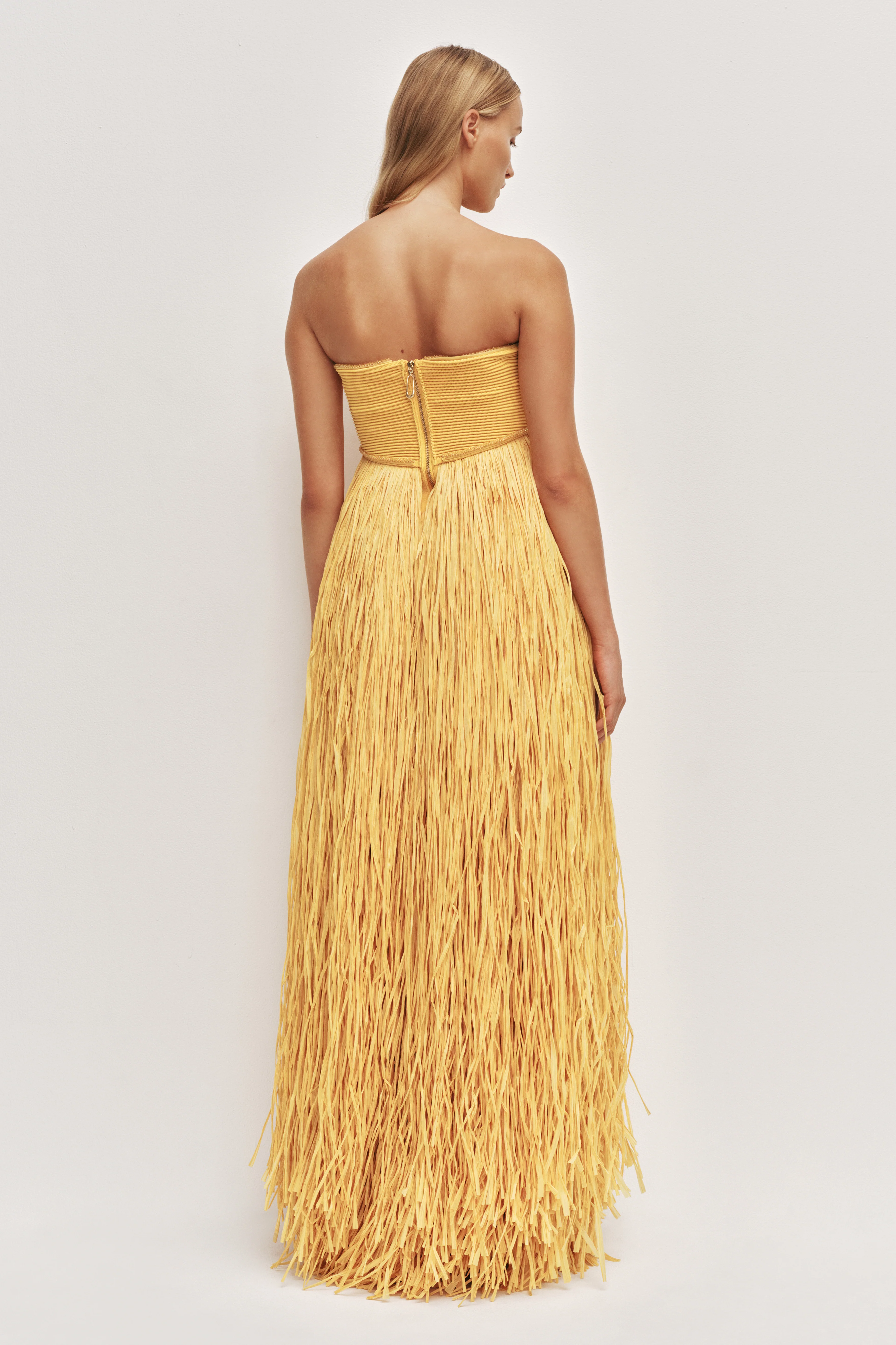 Florentia Raffia Maxi Dress - Image 6