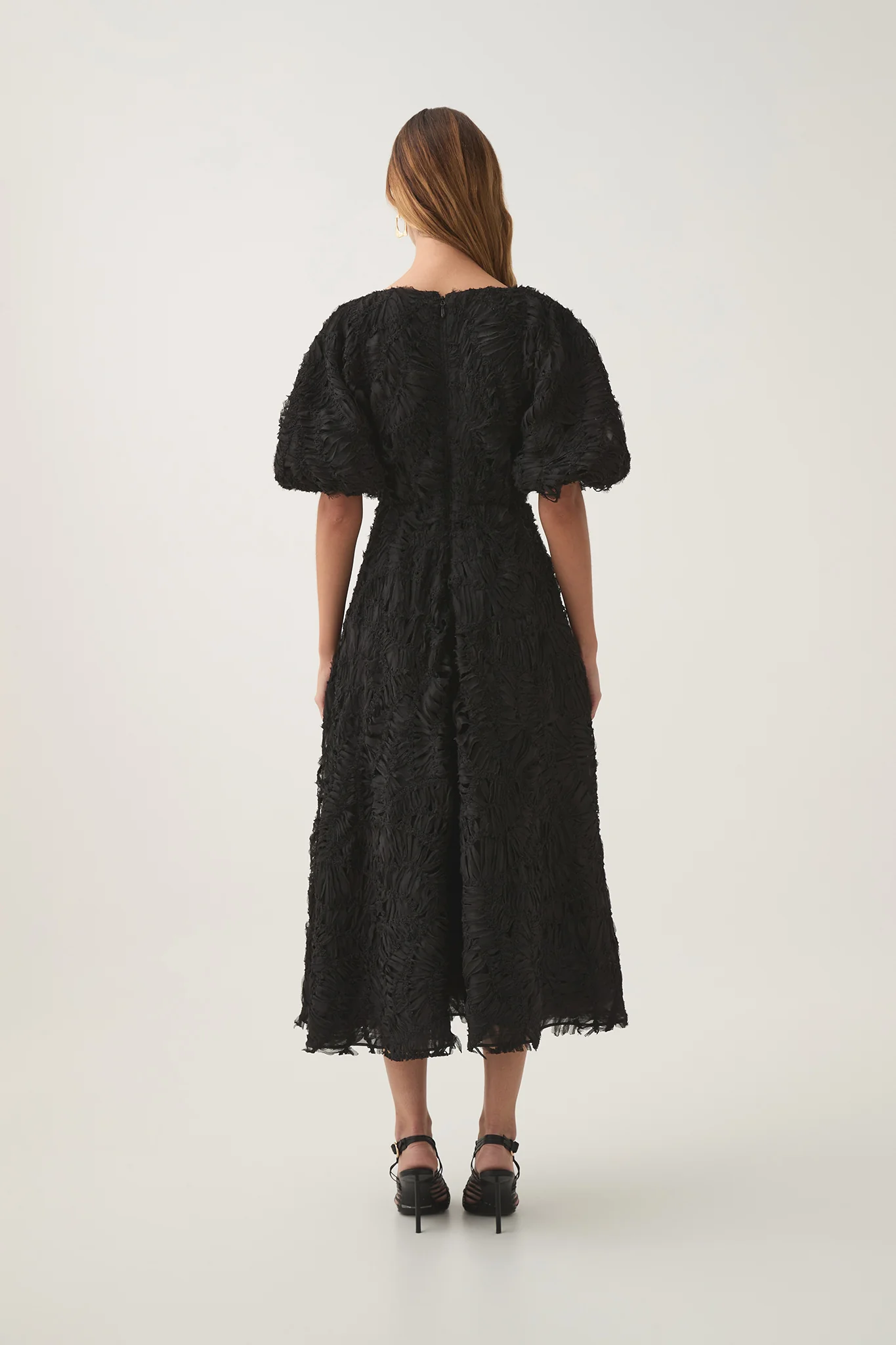 Florential Textured Midi Dress - Image 5