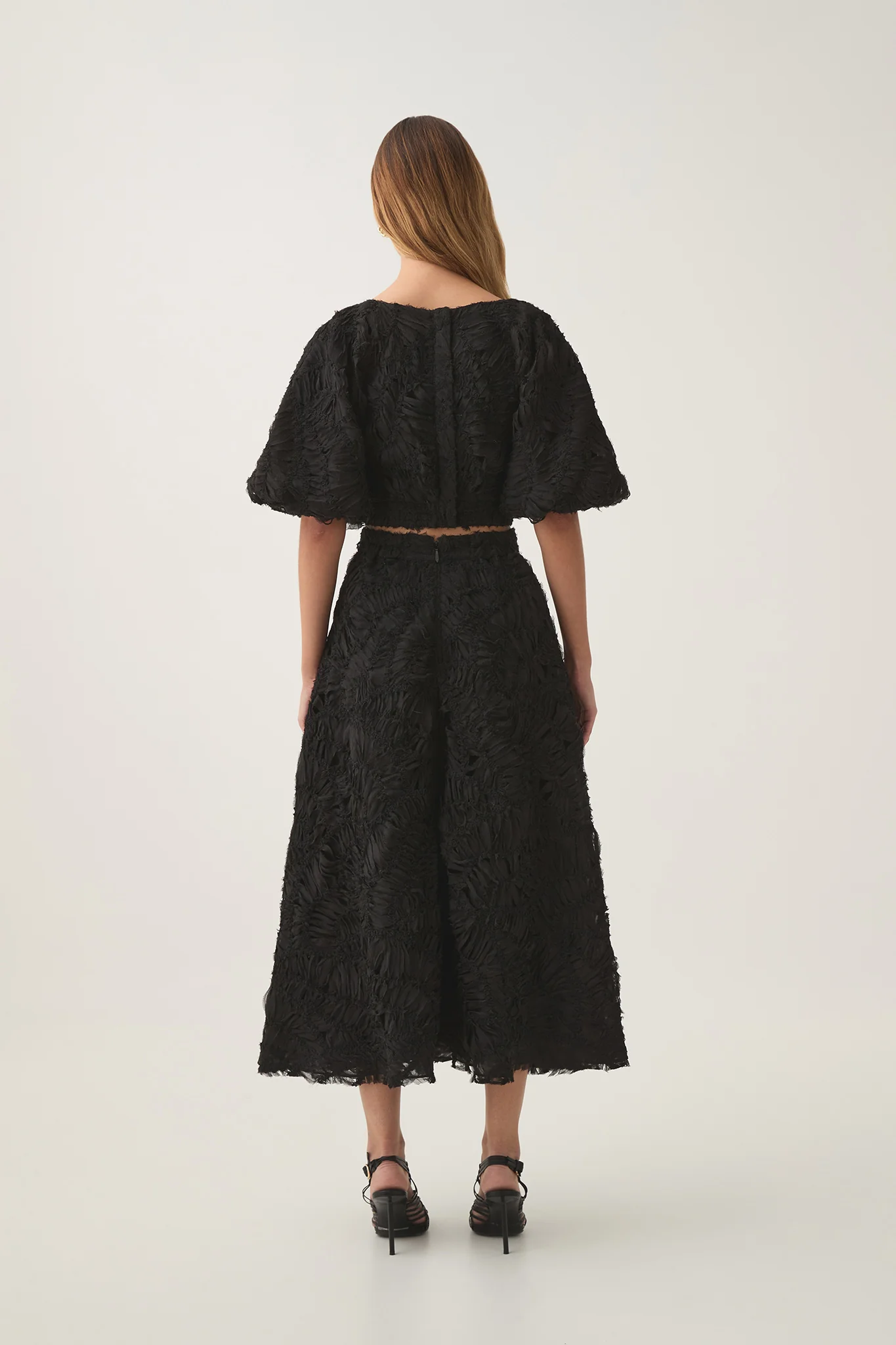Florential Textured Midi Skirt - Image 6