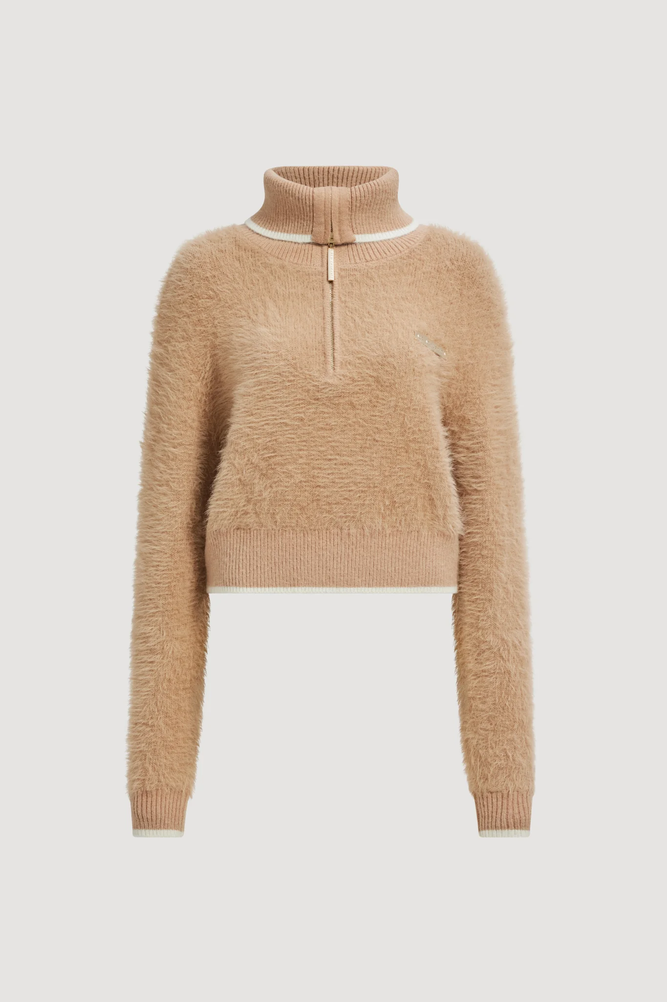 Fluffy 1/4 Zip Jumper - Image 2
