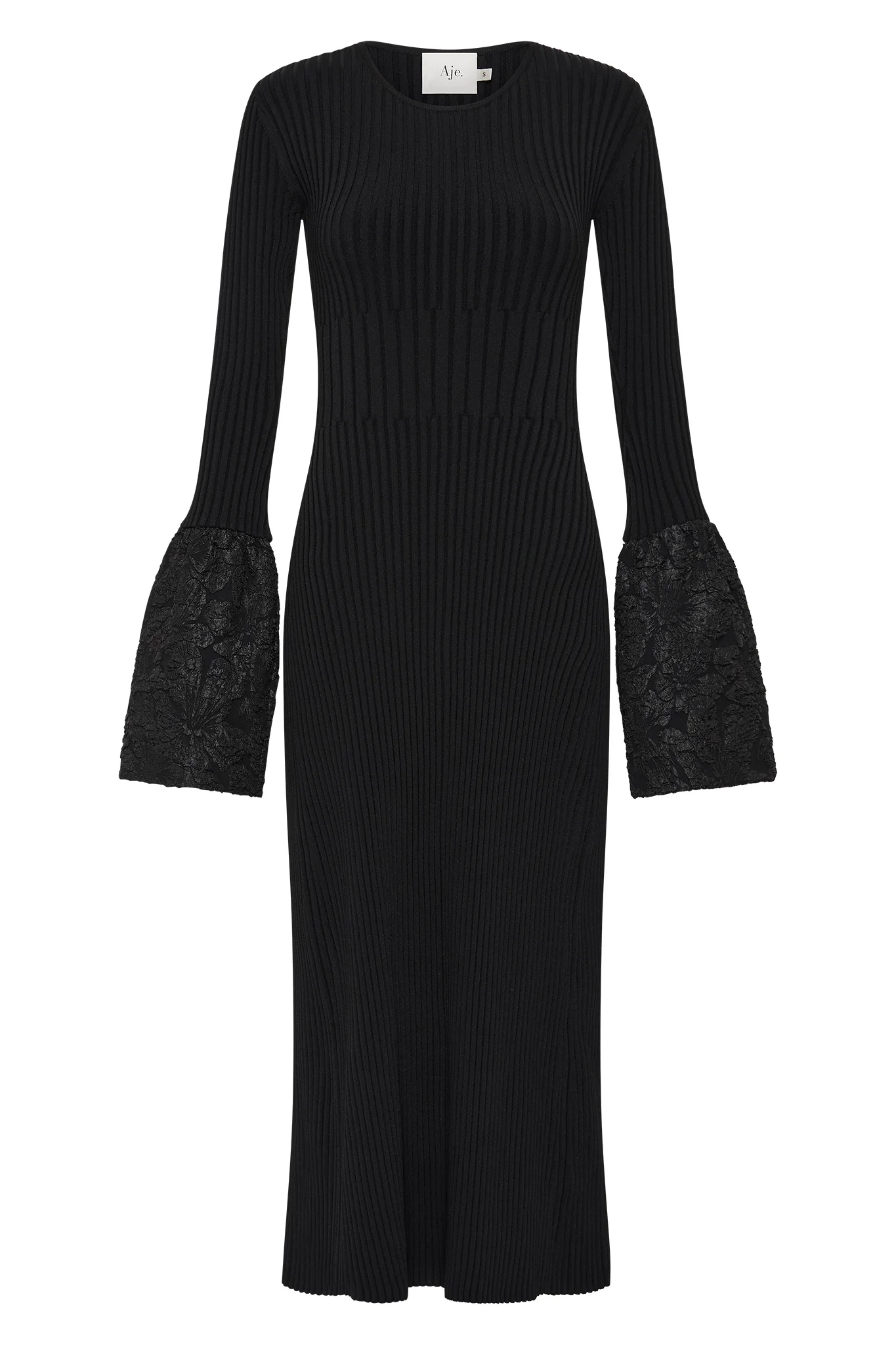 Flute Knit Midi Dress - Image 2