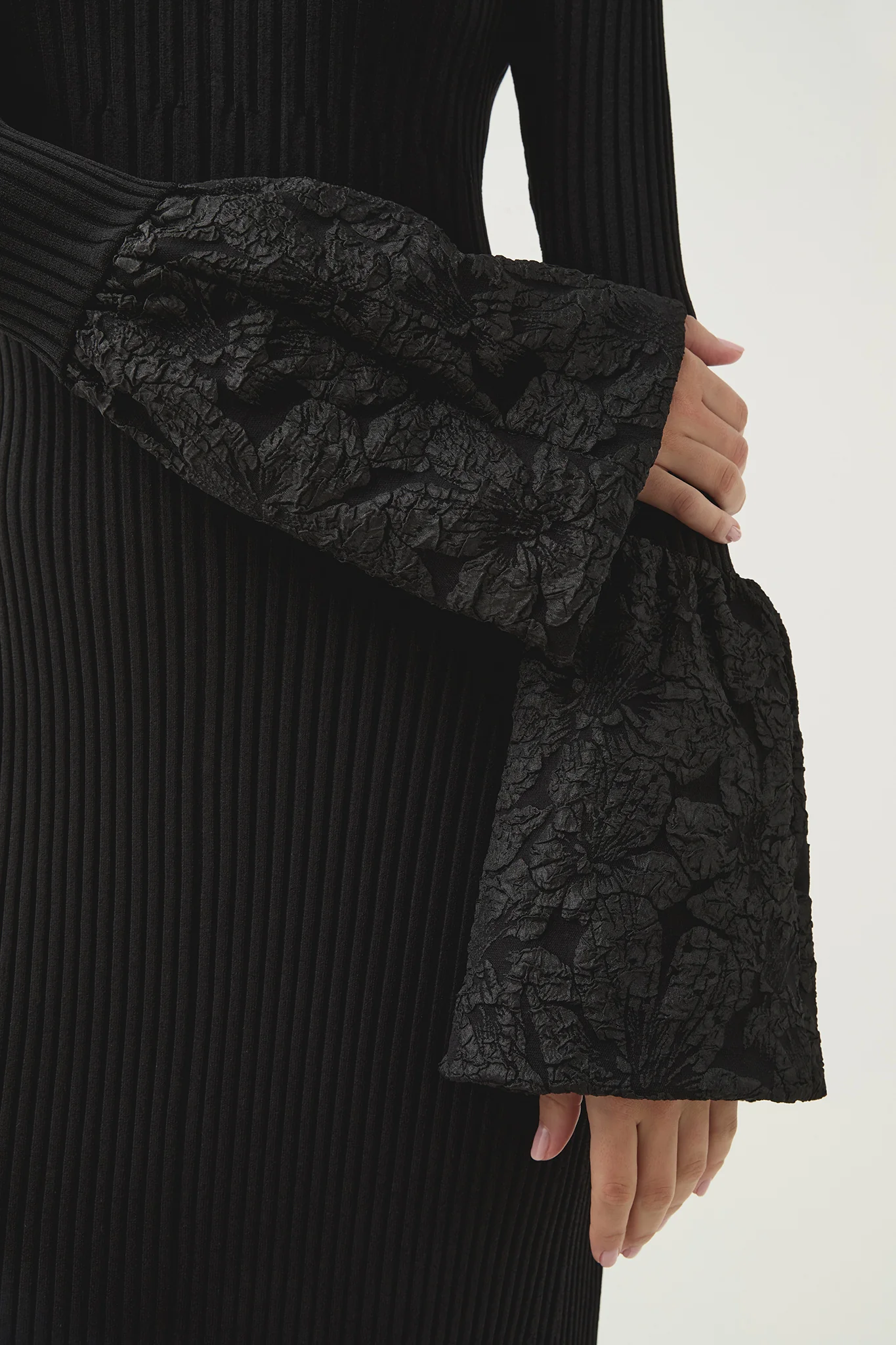 Flute Knit Midi Dress - Image 4