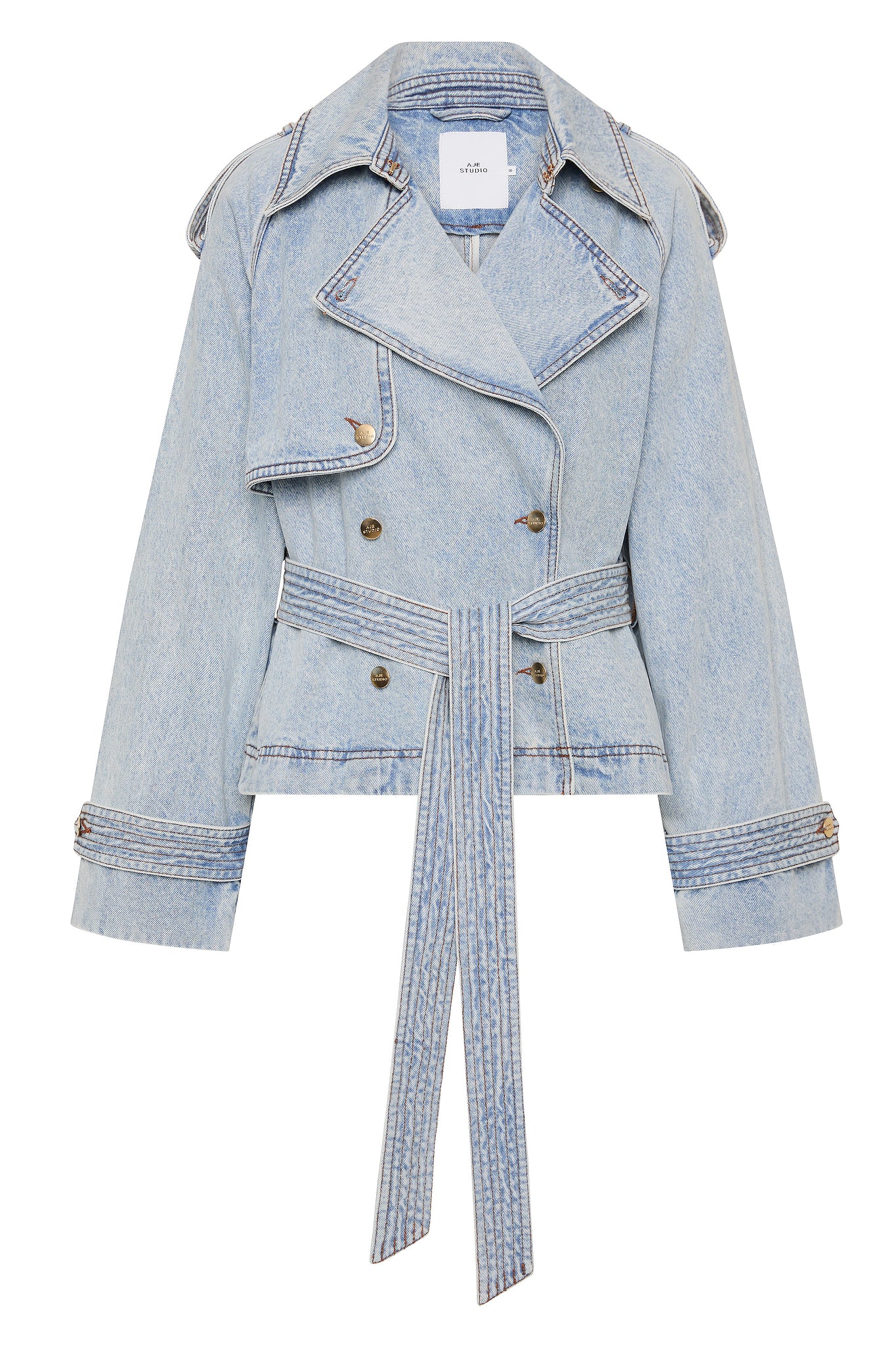 Flynn Cropped Trench - Image 2
