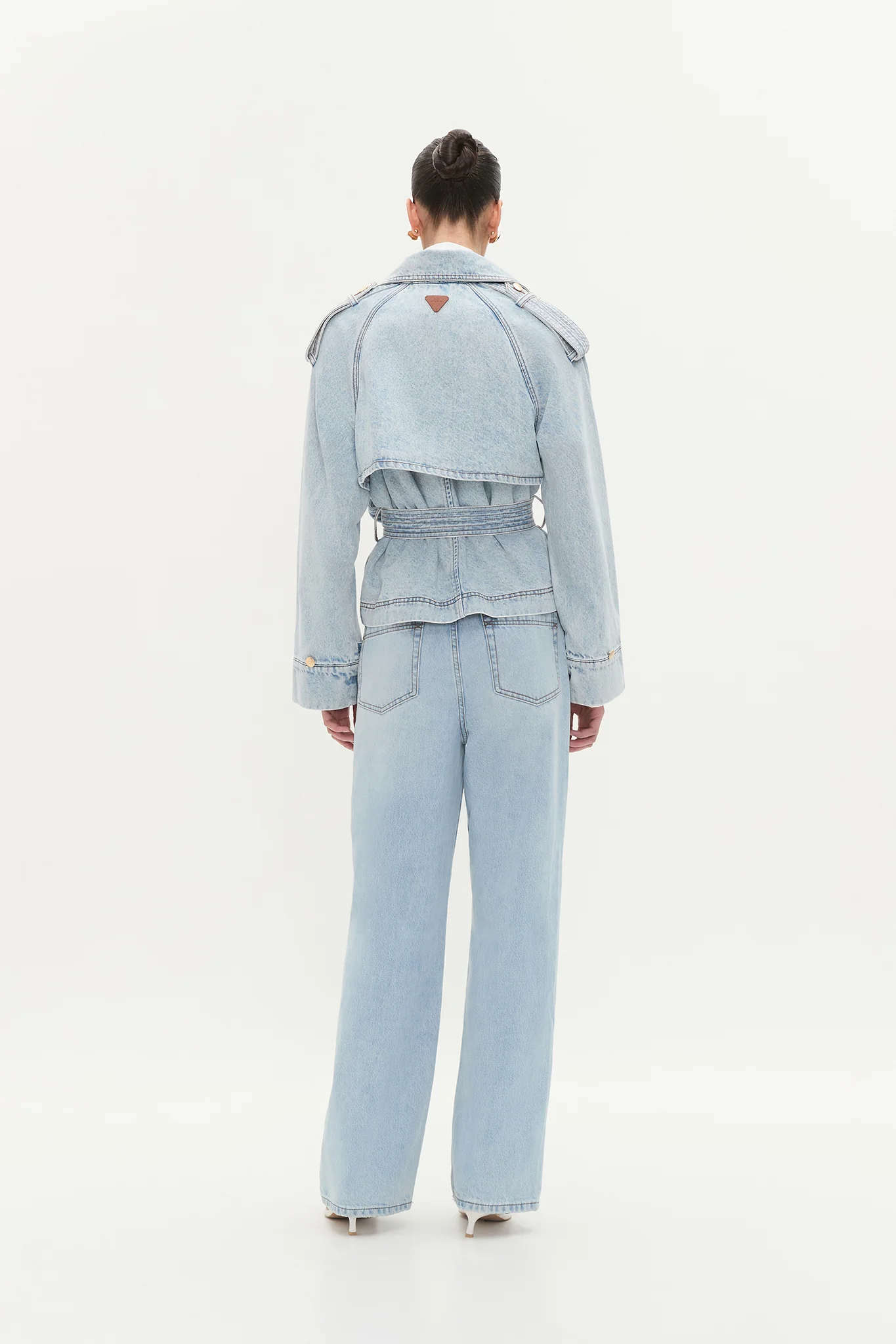 Flynn Cropped Trench - Image 9