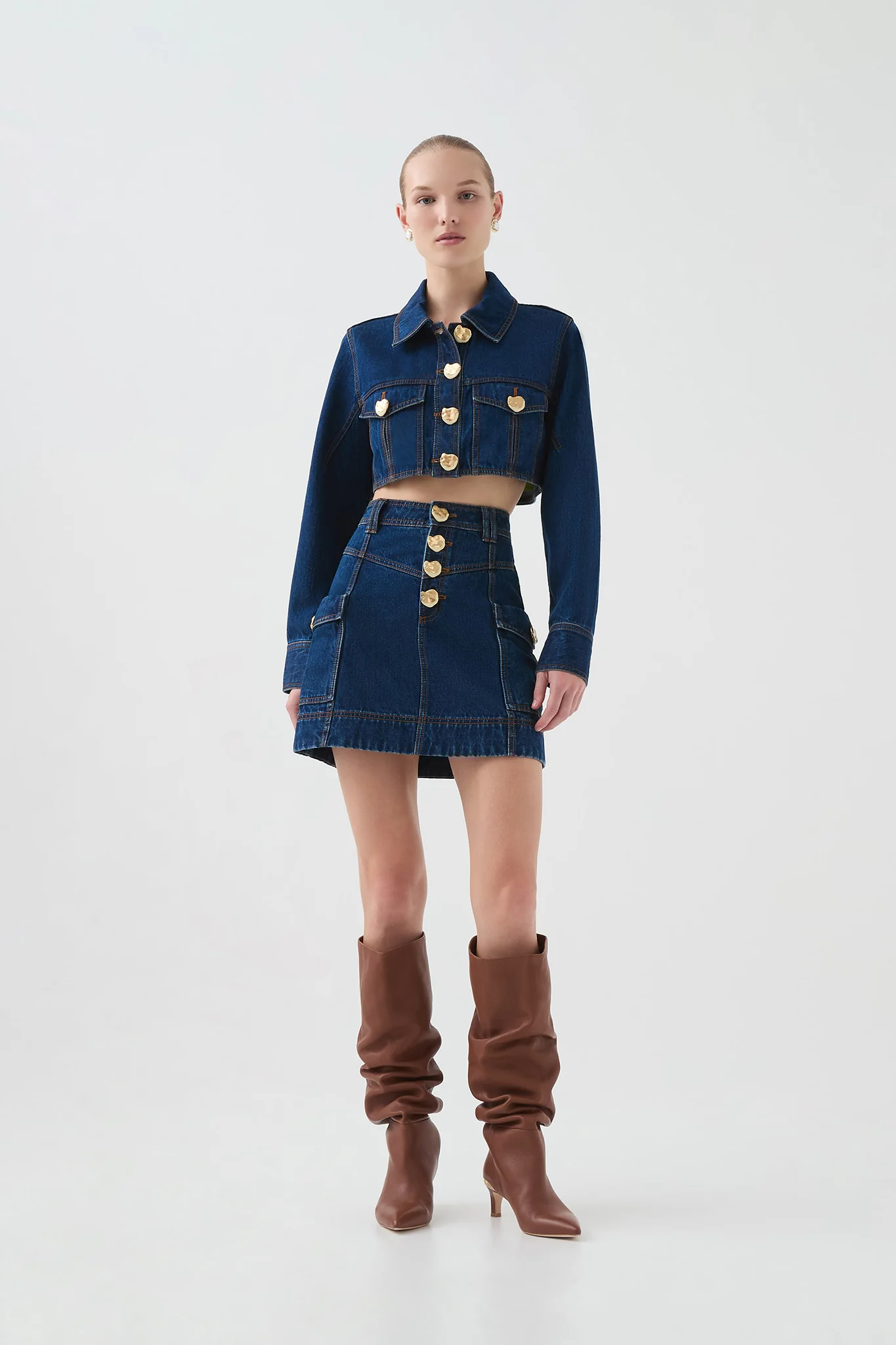 Genesis Denim Mini Skirt - Image 3