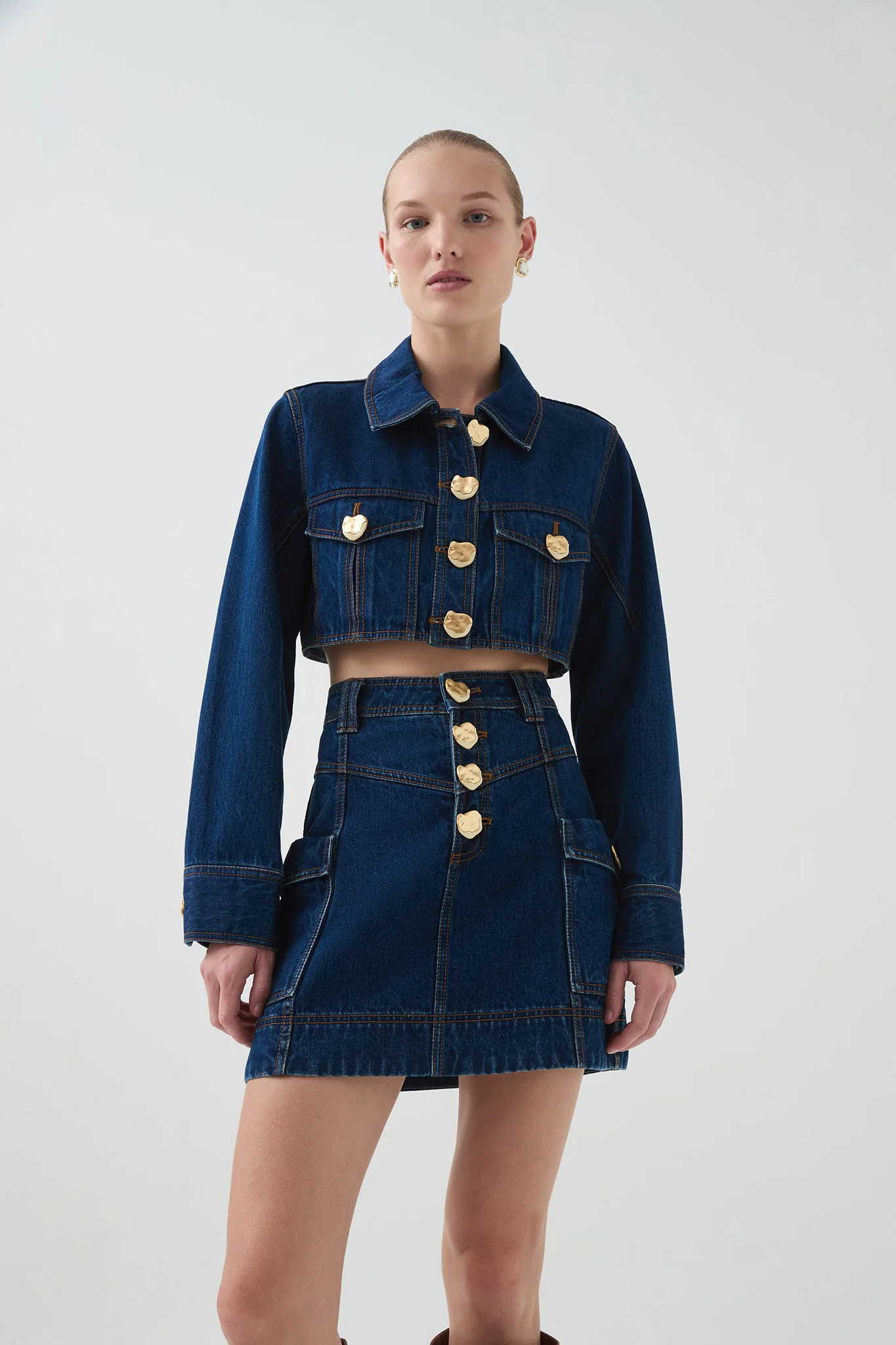 Genesis Denim Mini Skirt - Image 5