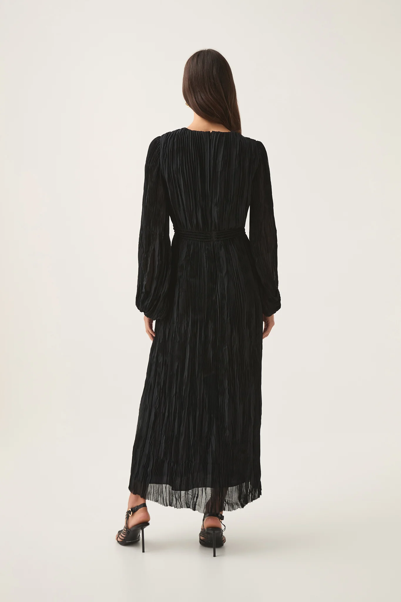 Genevieve Pleated Midi Dress - Image 6